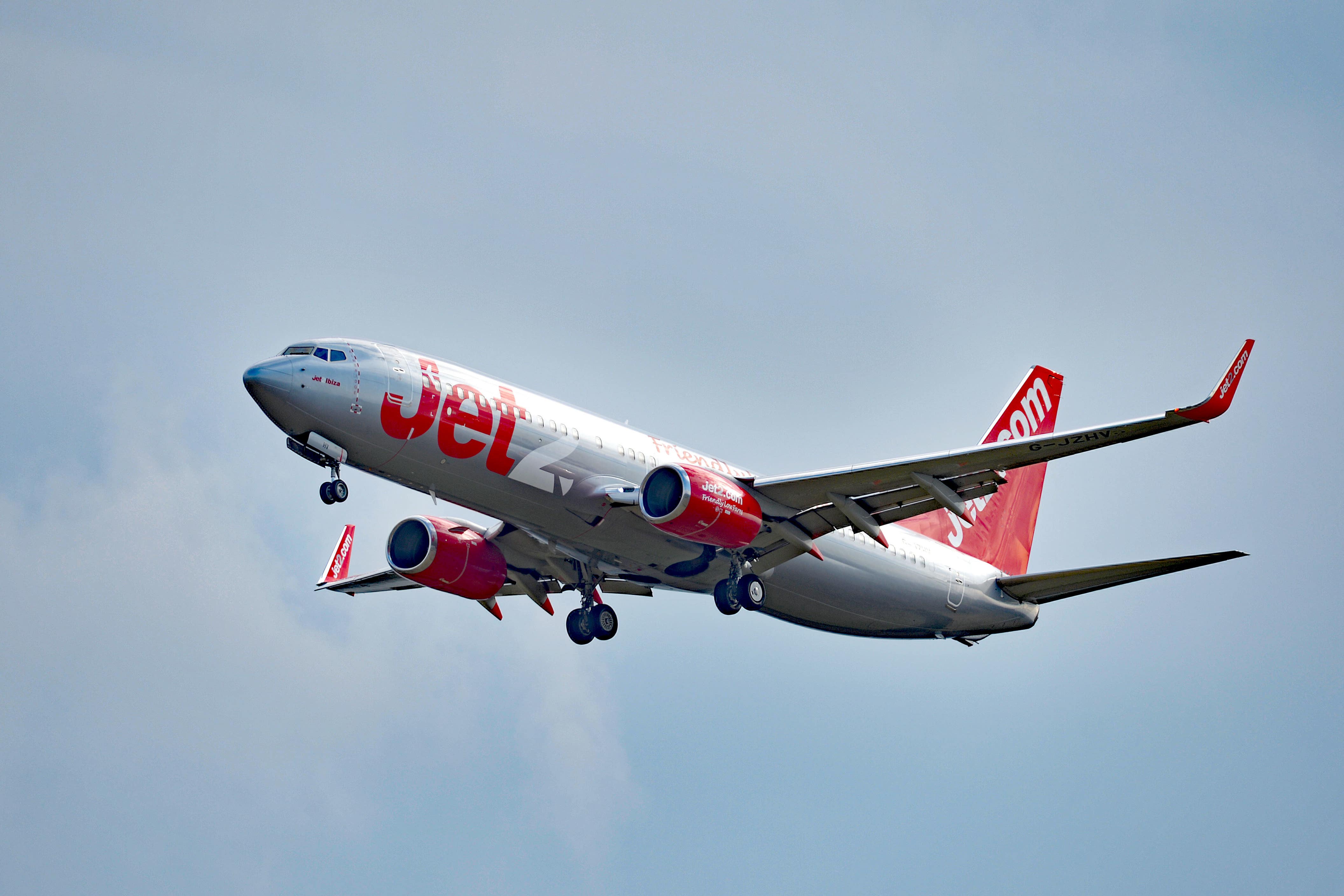 Airline Jet2 said all its flights due to depart the island on Tuesday and Wednesday have been cancelled (Nicholas Ansell/PA)