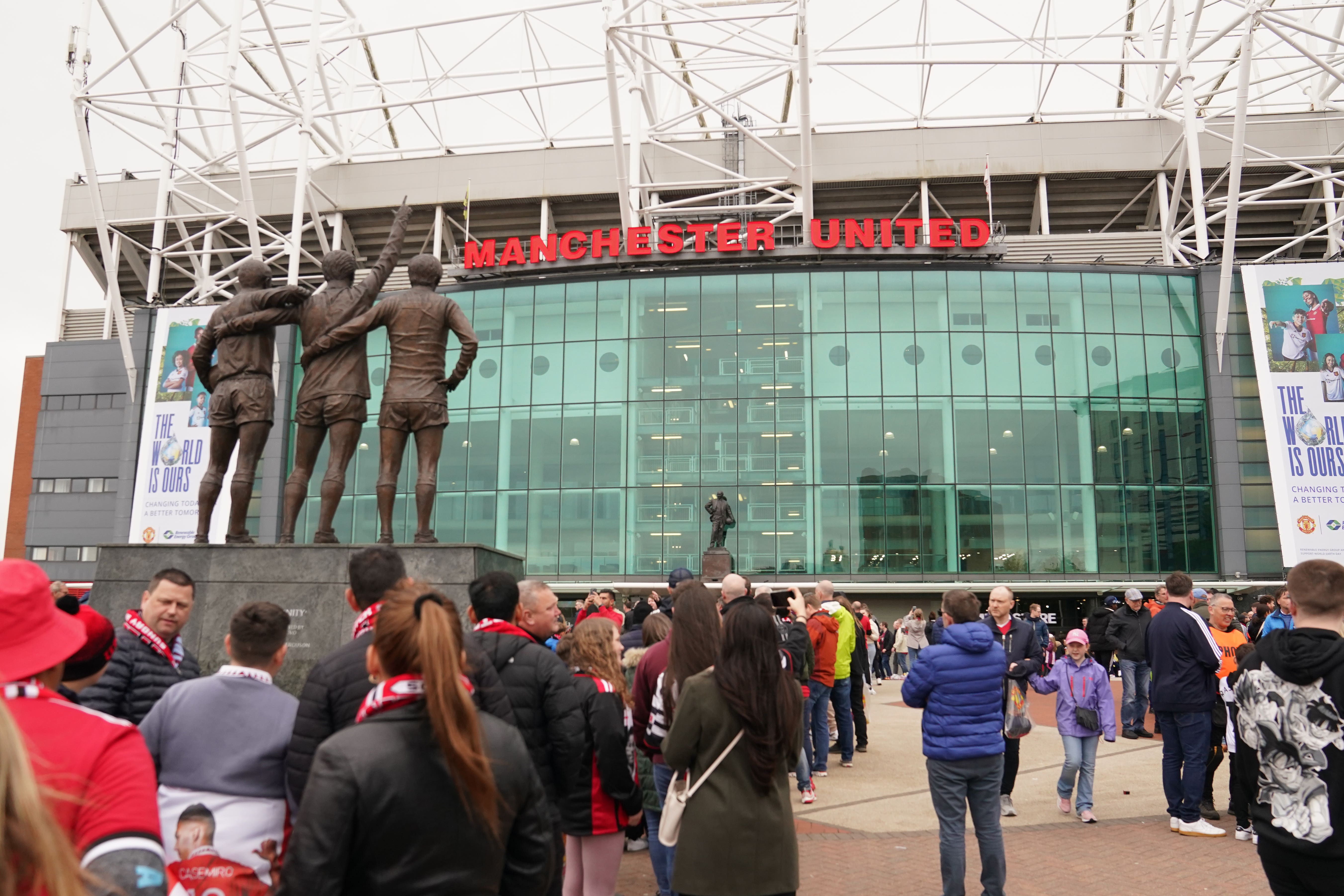 Manchester United’s share price has tumbled by more than £500million (Martin Rickett/PA)