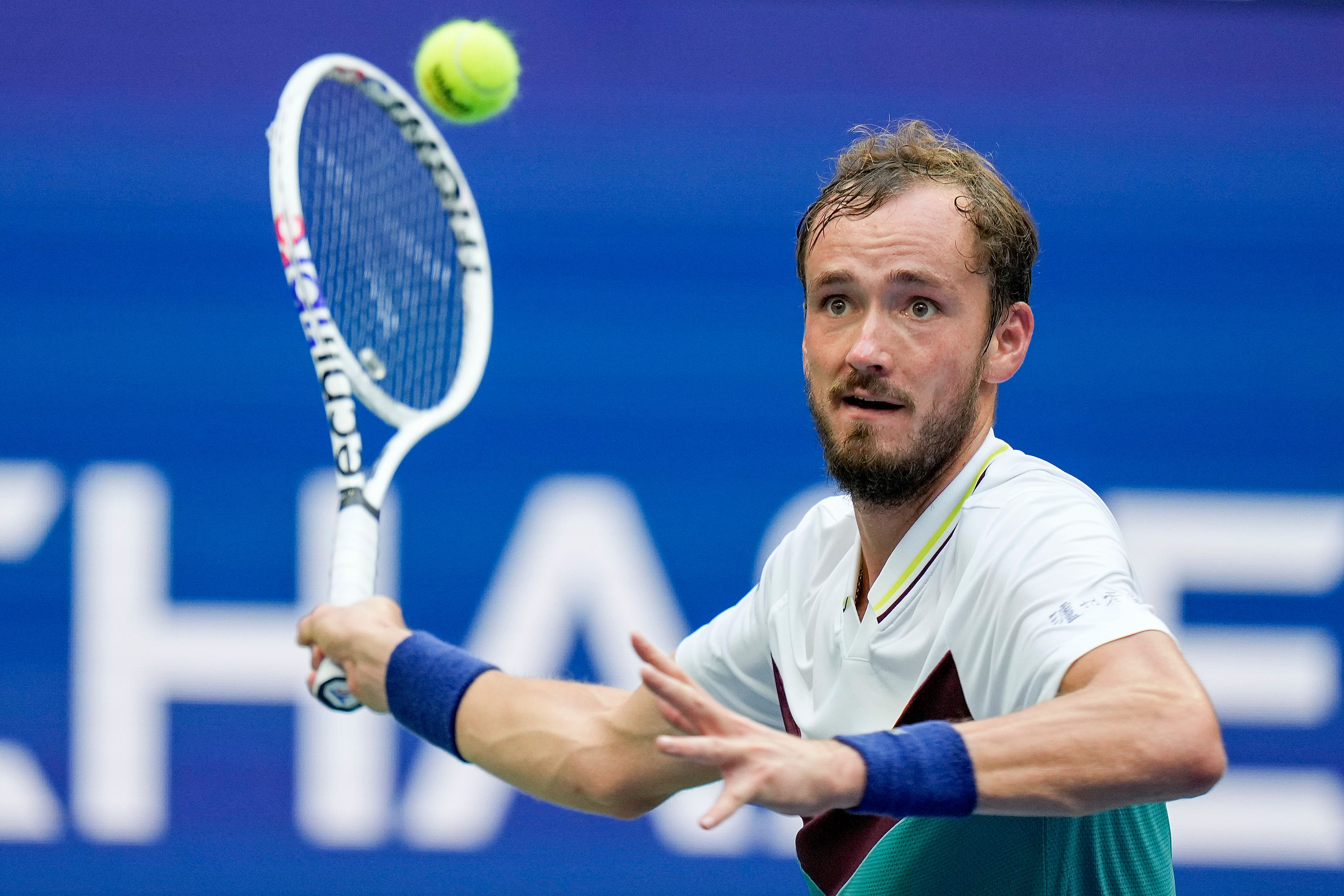 Daniil Medvedev beat fellow Russian Andrey Rublev (Seth Wenig/AP)