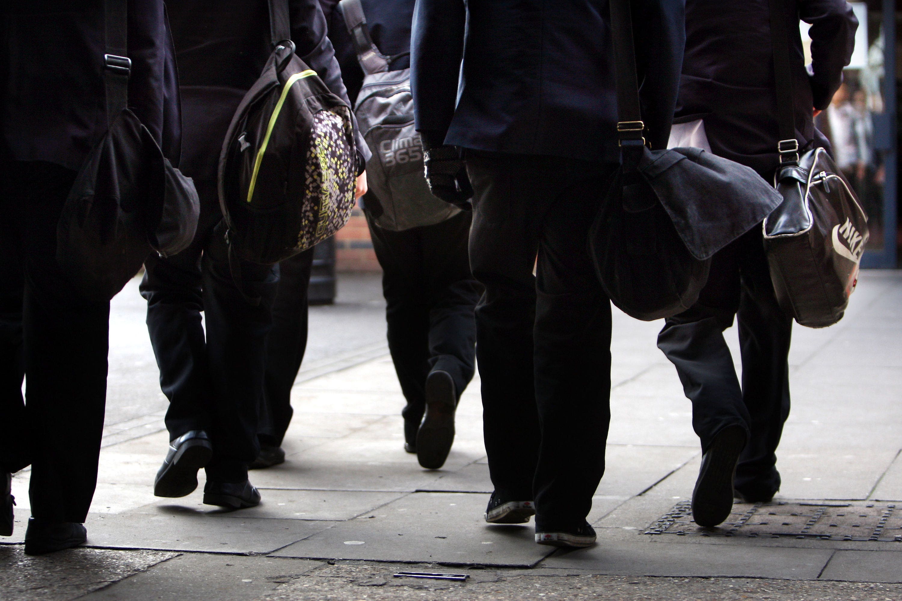 File photo dated 26/01/12 of school pupils, as more children are likely to arrive at school this term with unclean clothes and unbrushed teeth, teachers have suggested.