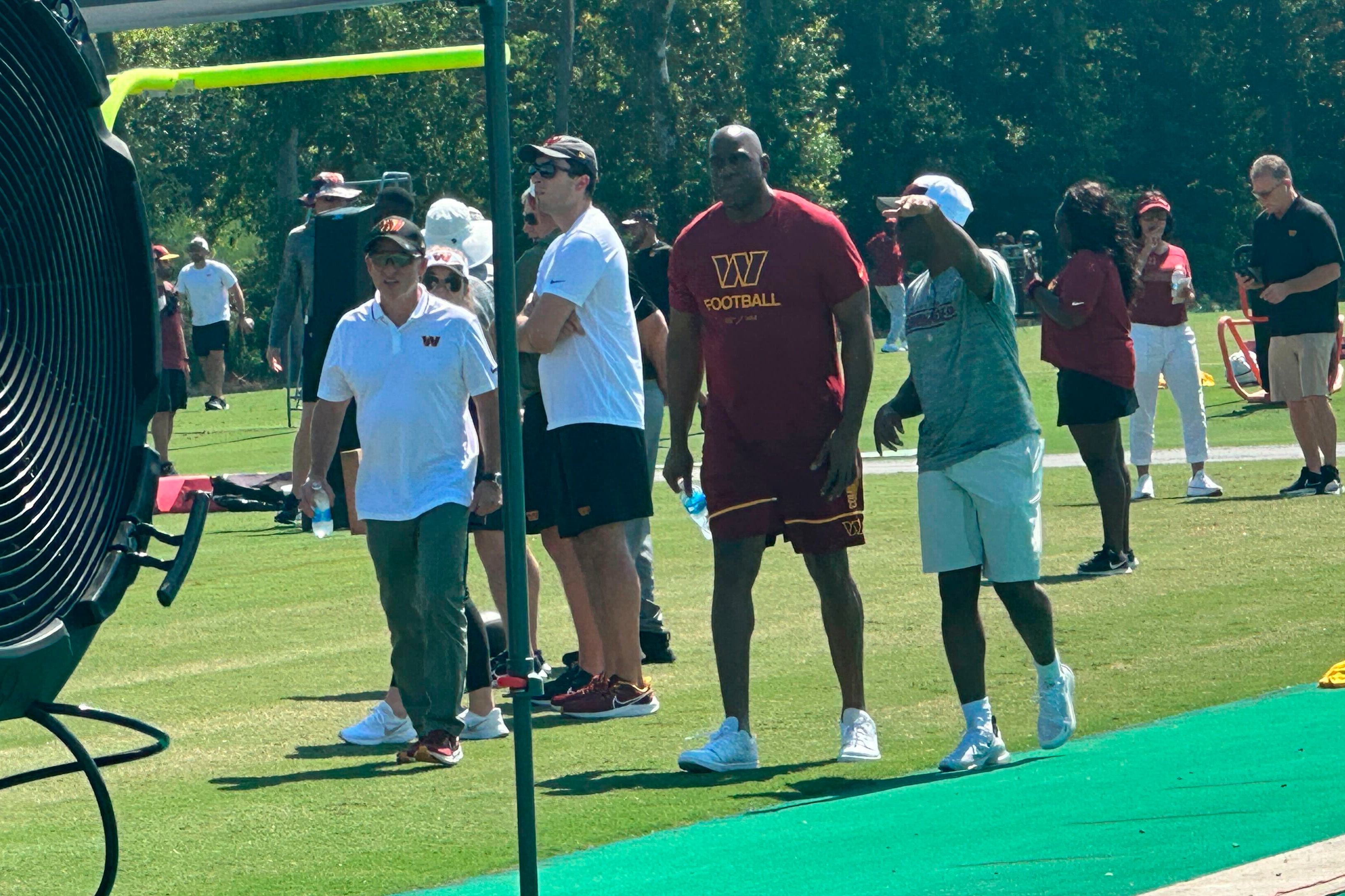 Commanders Magic Johnson Football