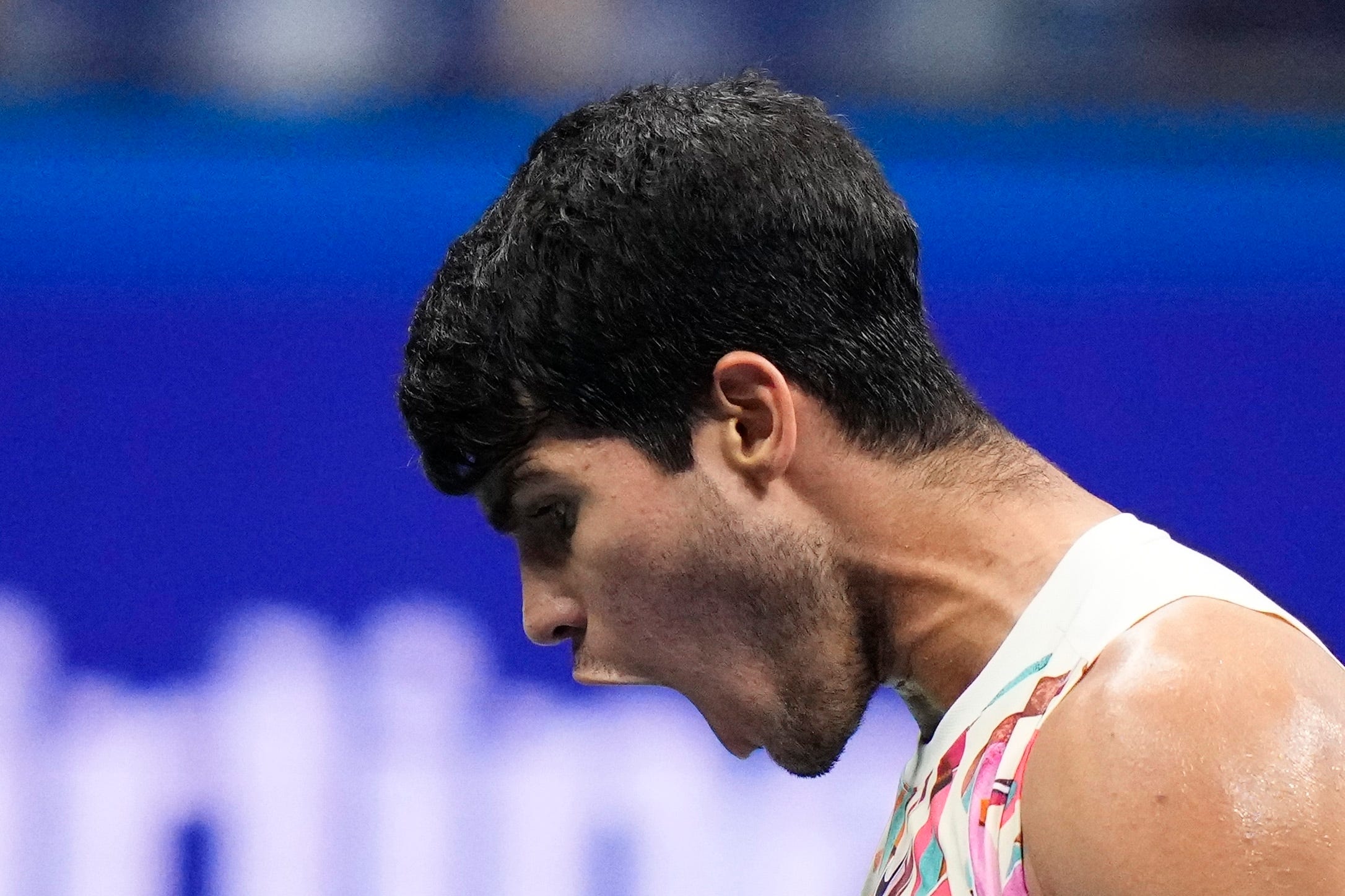 Carlos Alcaraz accounted for Alexander Zverev (Frank Franklin II/AP)