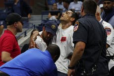 US Open fan collapses in stands as top player warns ‘someone will die’ due to hot conditions