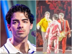 Jonas Brothers share ‘emotional’ support for Joe Jonas in first show since Sophie Turner divorce news