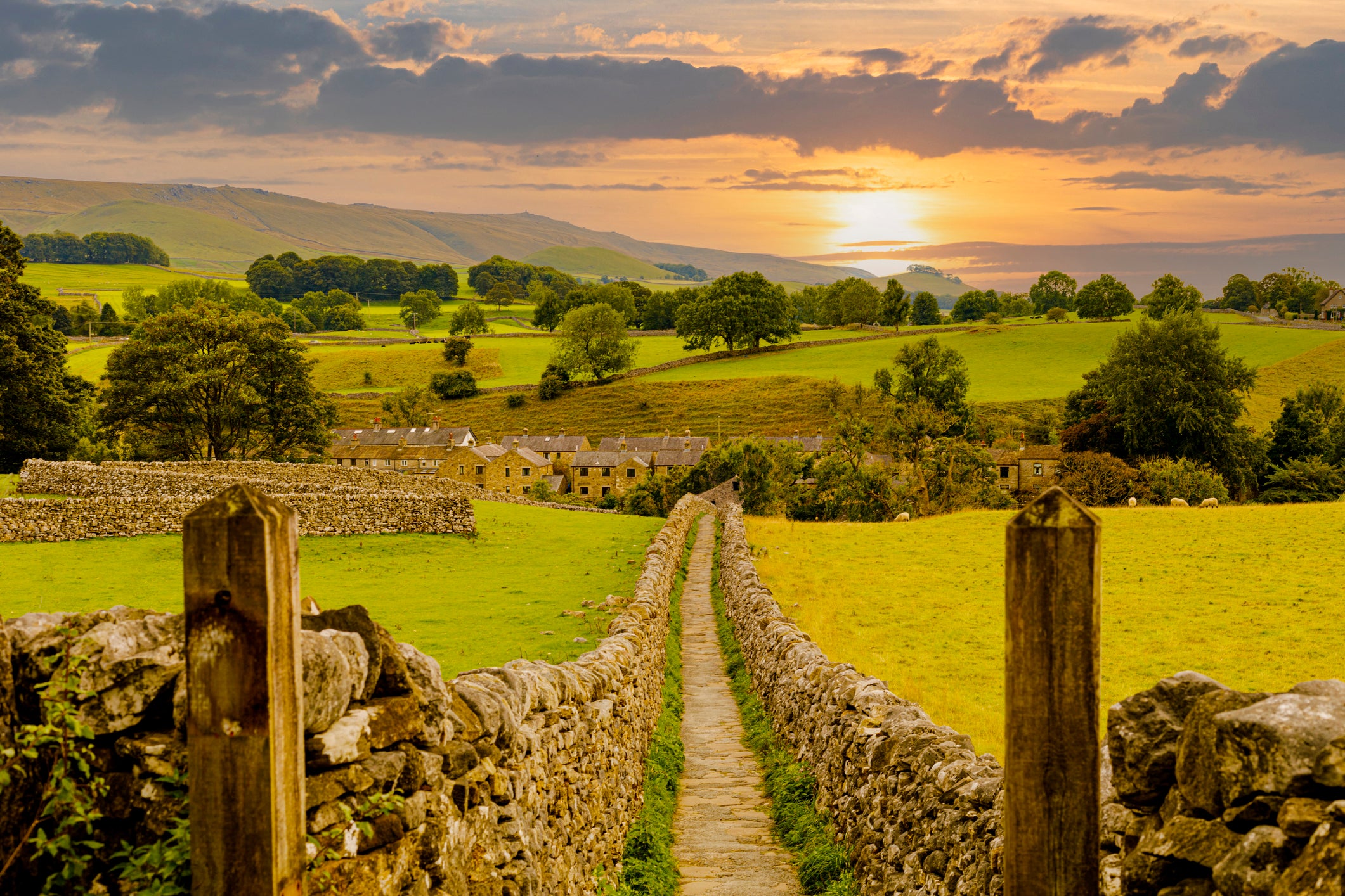 Moors, valleys and chocolate-box villages make up the Yorkshire Dales National Park