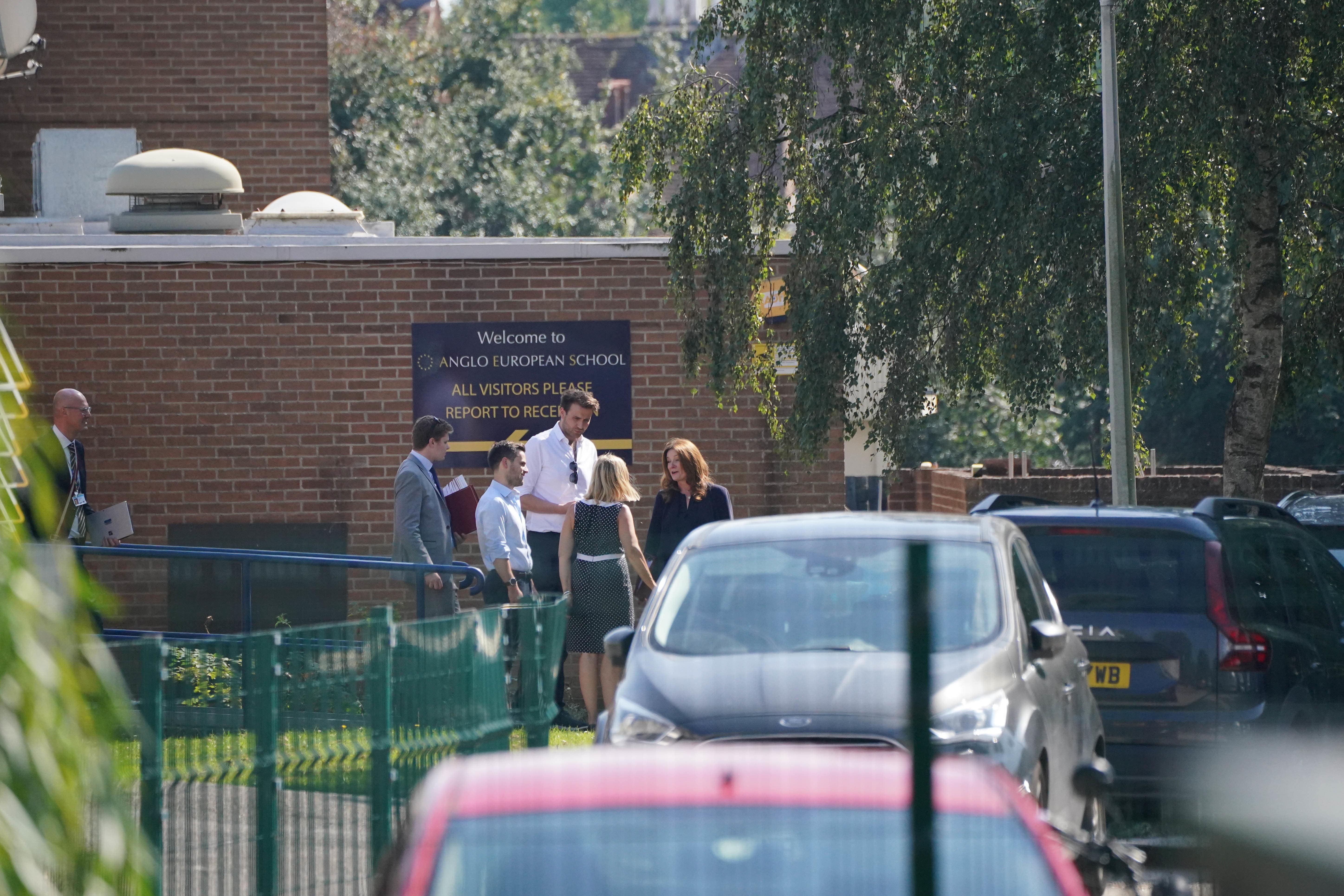 Education Secretary Gillian Keegan at the school visit (Jonathan Brady/PA)