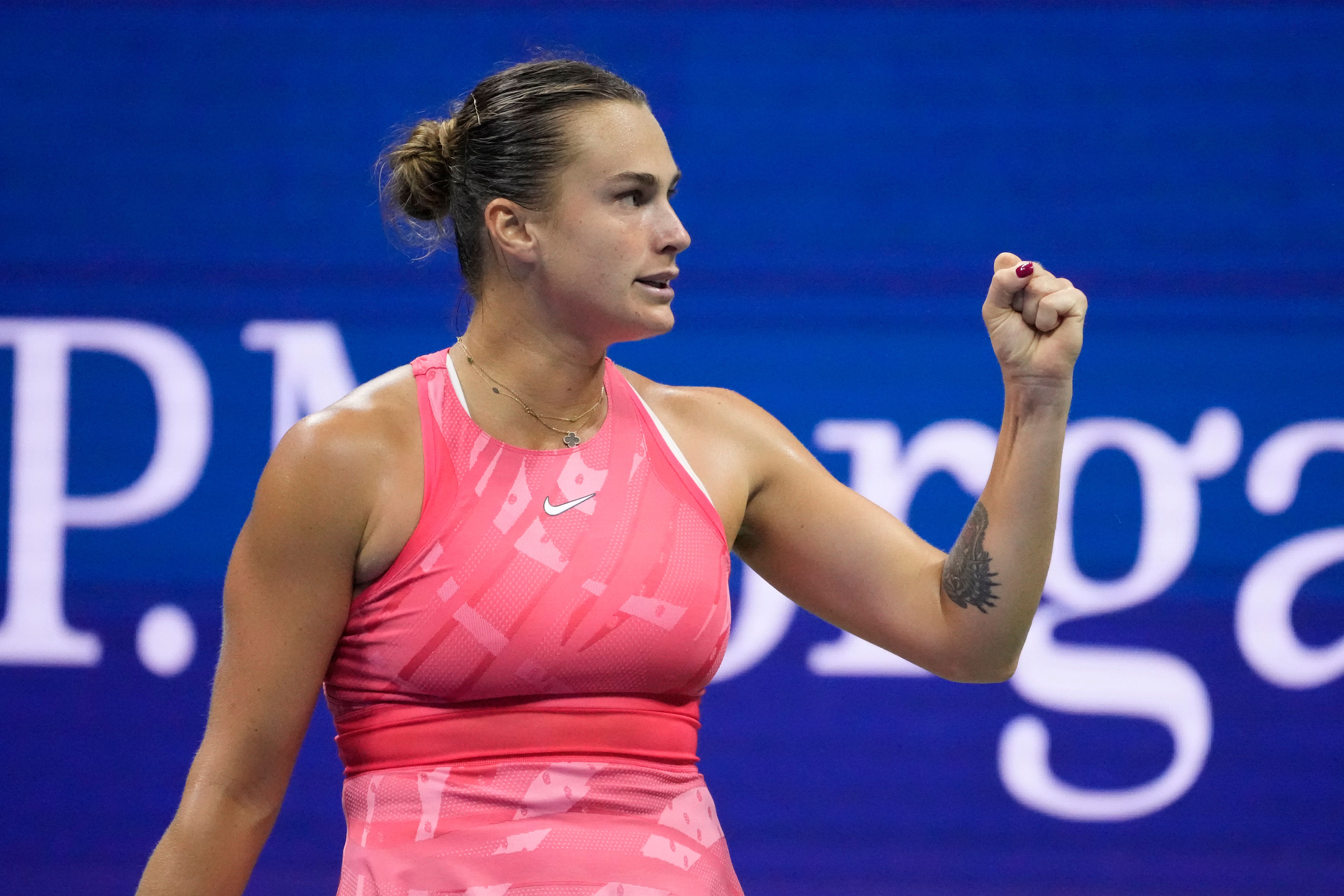 Aryna Sabalenka beat Madison Keys (John Minchillo/AP)