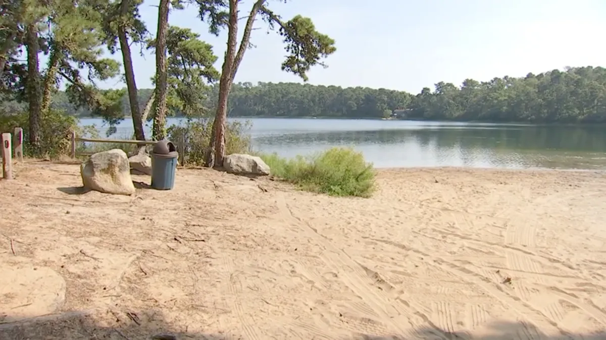 The racist attack took place at Goose Pond in Chatham, Massachusetts