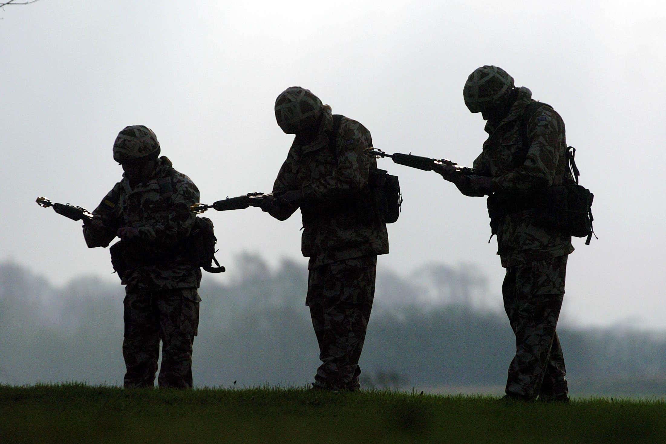 Military training (David Jones/PA)