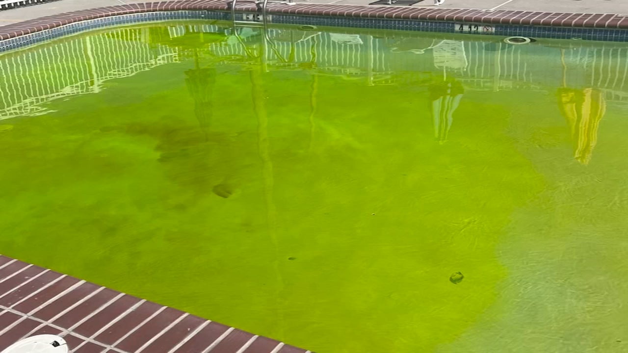 The motivation behind the man dropping dye into swimming pools via drone is still unknown