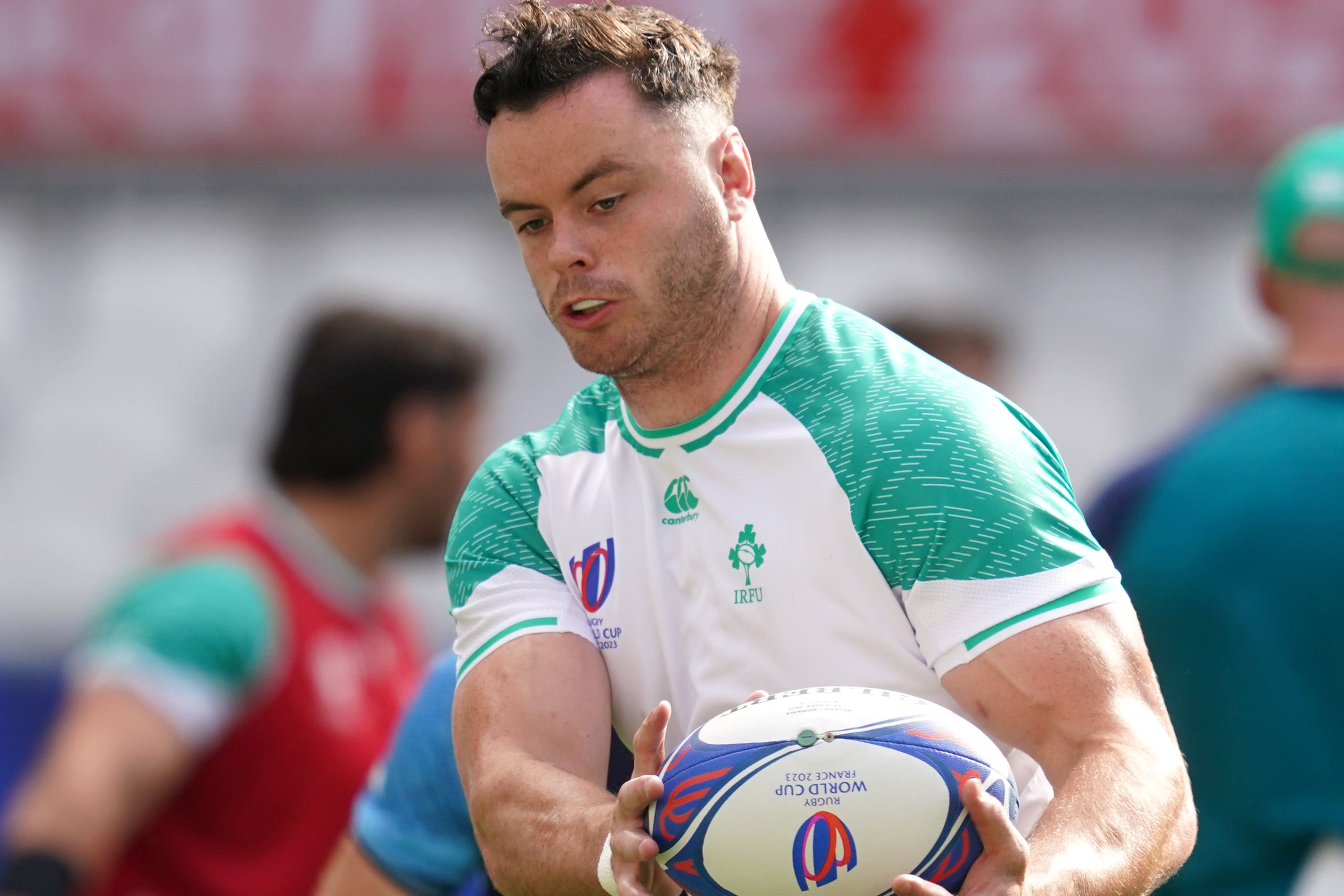 Ireland lock James Ryan is preparing to face Romania (David Davies/PA)