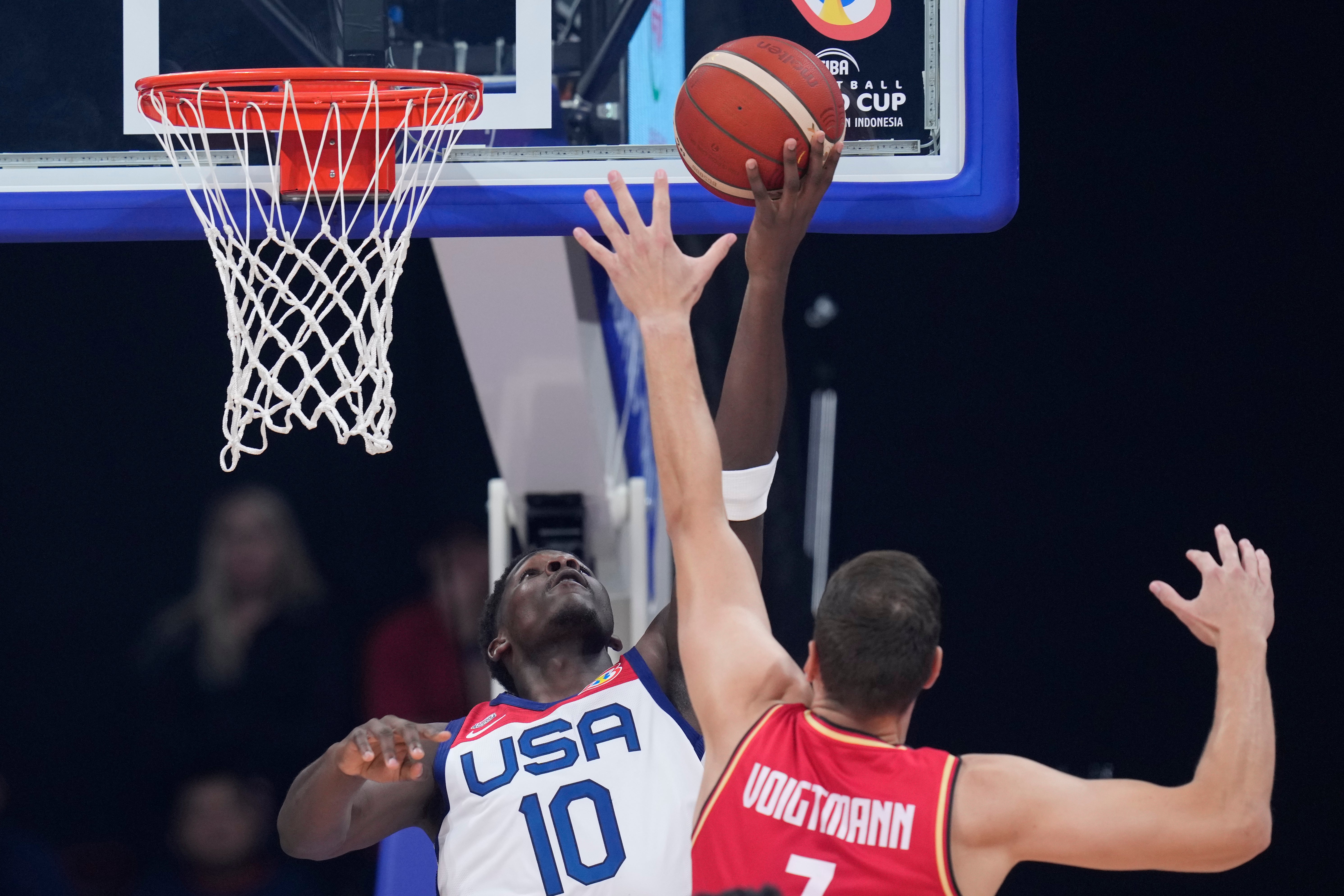 World Cup US Germany Basketball