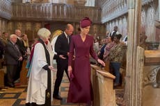 William and Kate mark anniversary of Queen Elizabeth II’s death in Wales