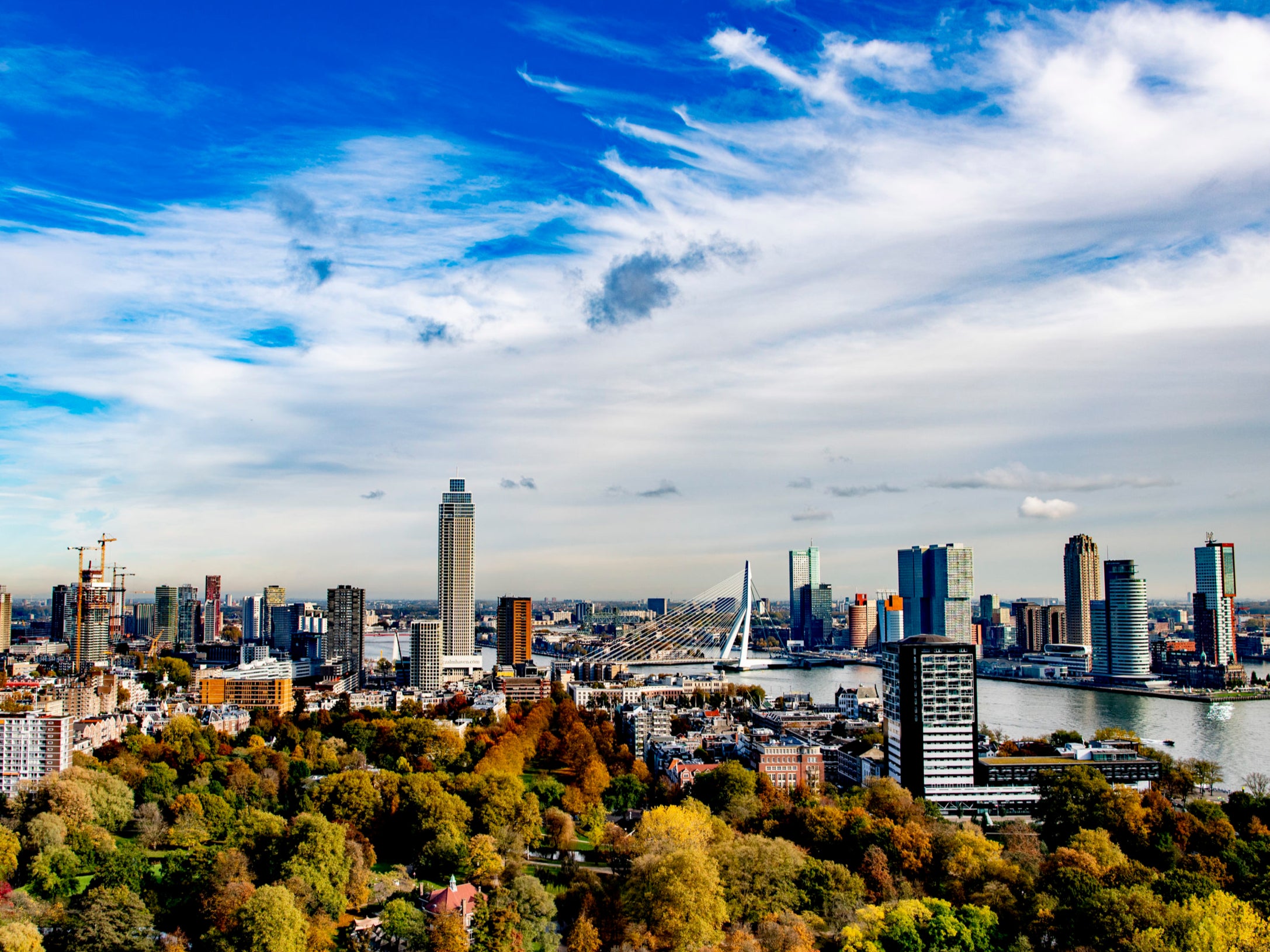 Rotterdam was rebuilt from the post-war rubble, and is now made up of modern architectural wonders