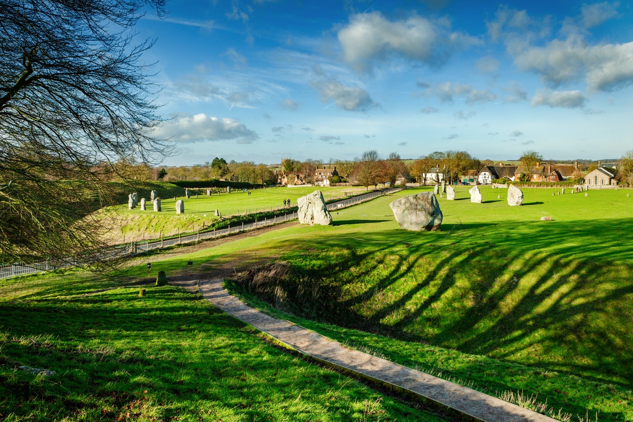 Avebury is home to a number of Neolithic stones.