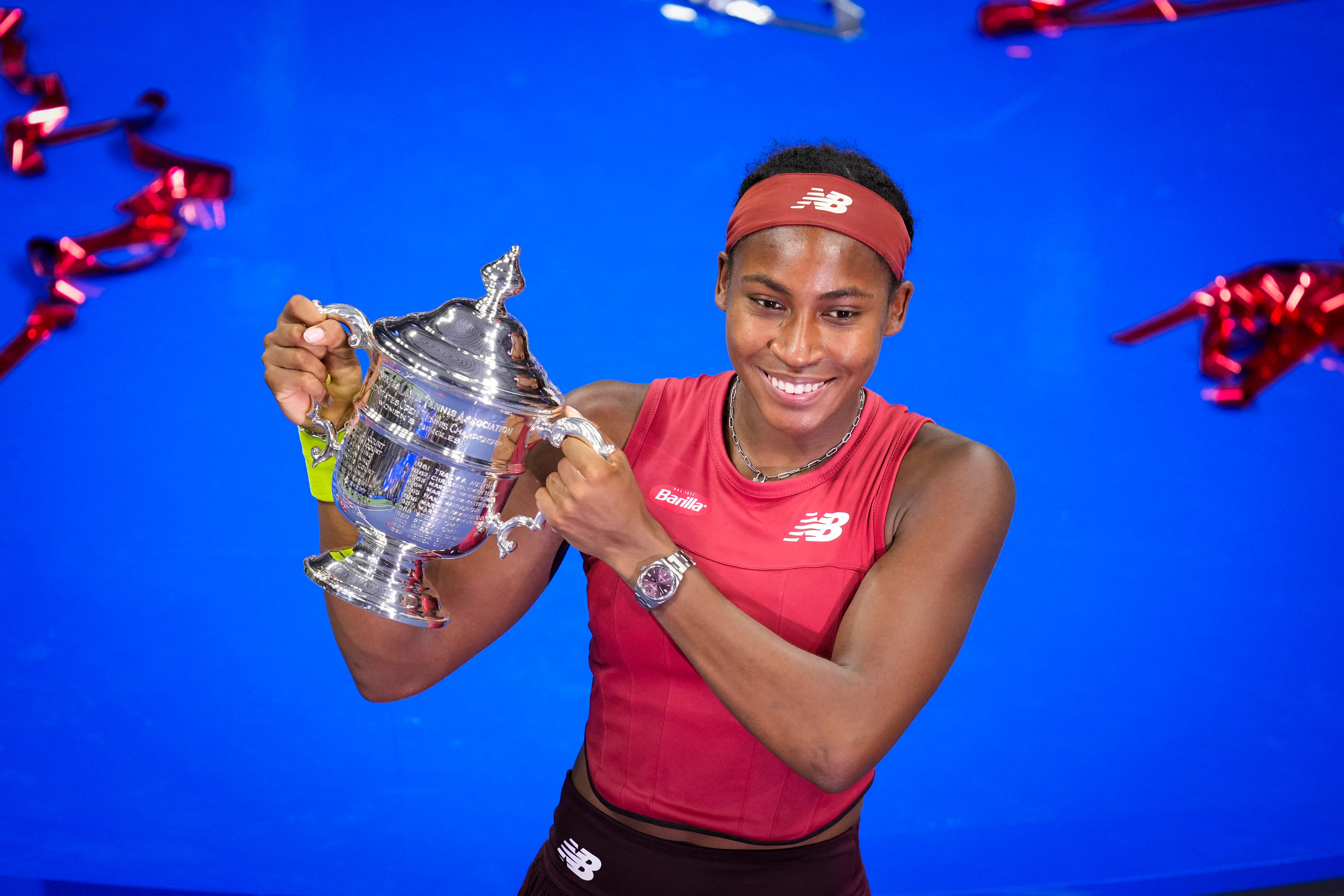 Coco Gauff secured her maiden major triumph at the US Open