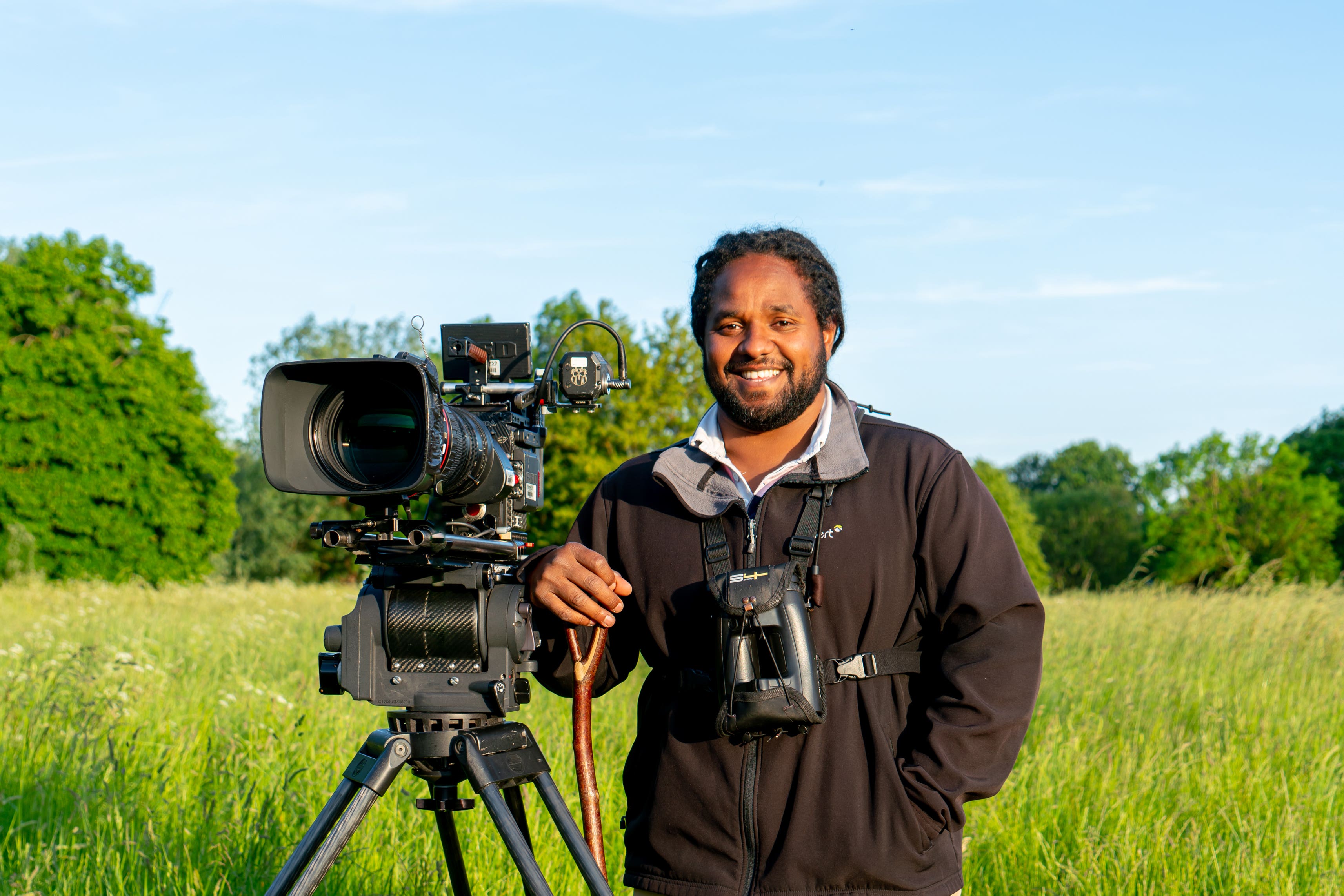 The cameraman is known for his work on Countryfile and Animal Park