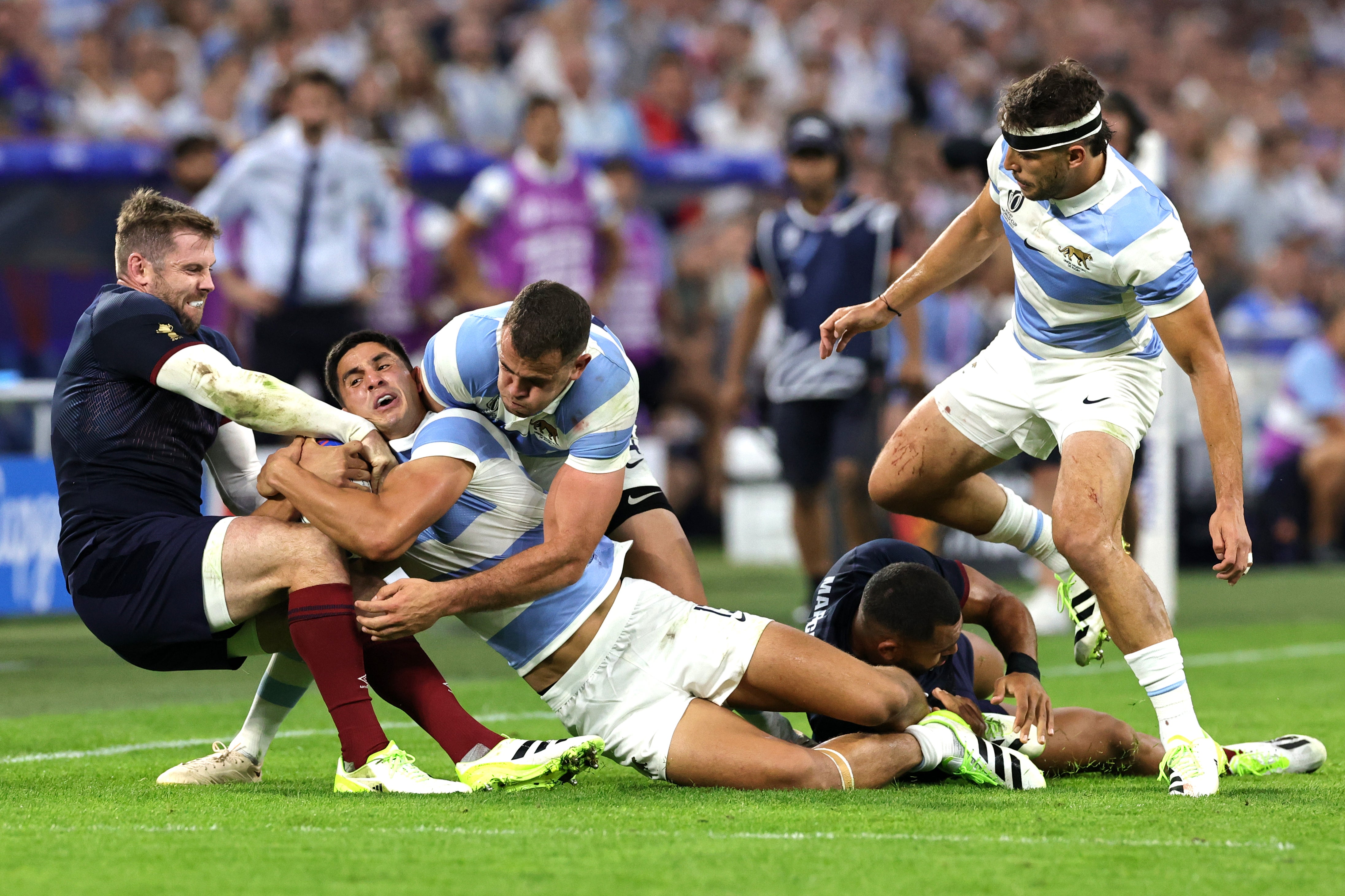 England defended strongly in Marseille