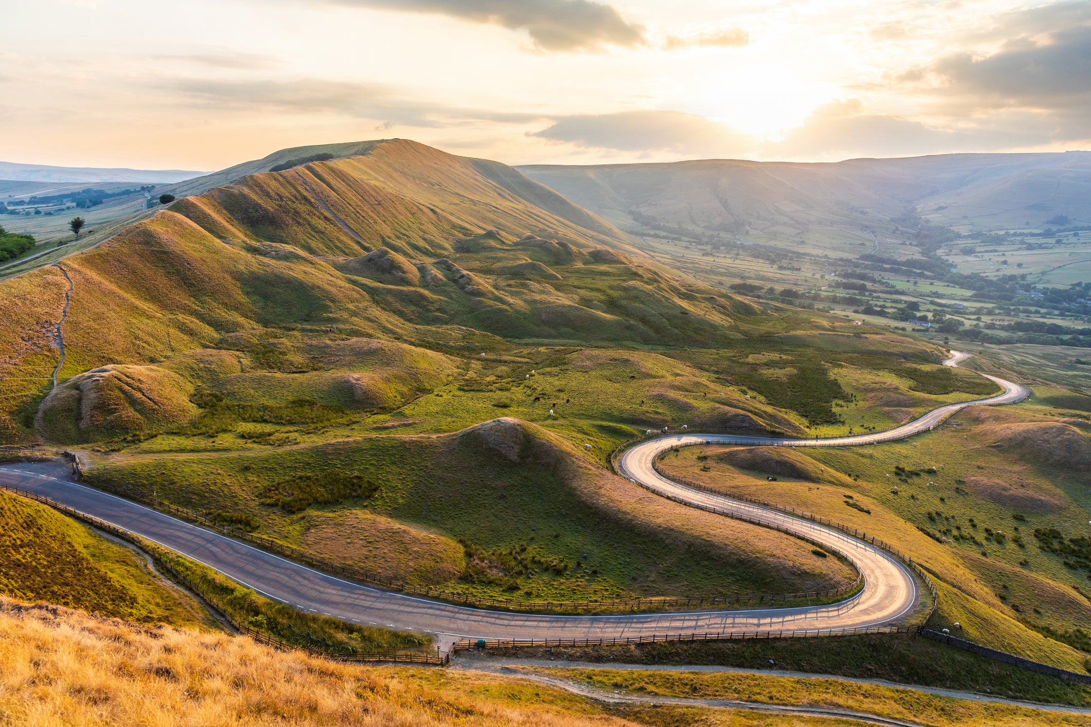 An 85-mile circular footpath makes up the Peak District’s White Peak Way