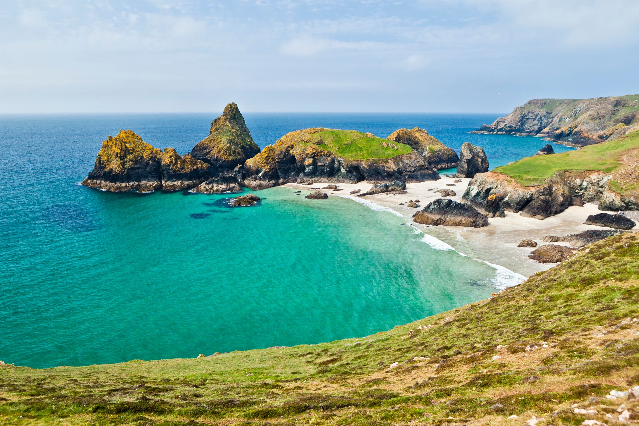 Trail around the Lizard Peninsula, the southern tip of mainland Britain