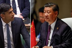 Rishi Sunak vows to ‘defend our democracy and security’ amid China spy accusations