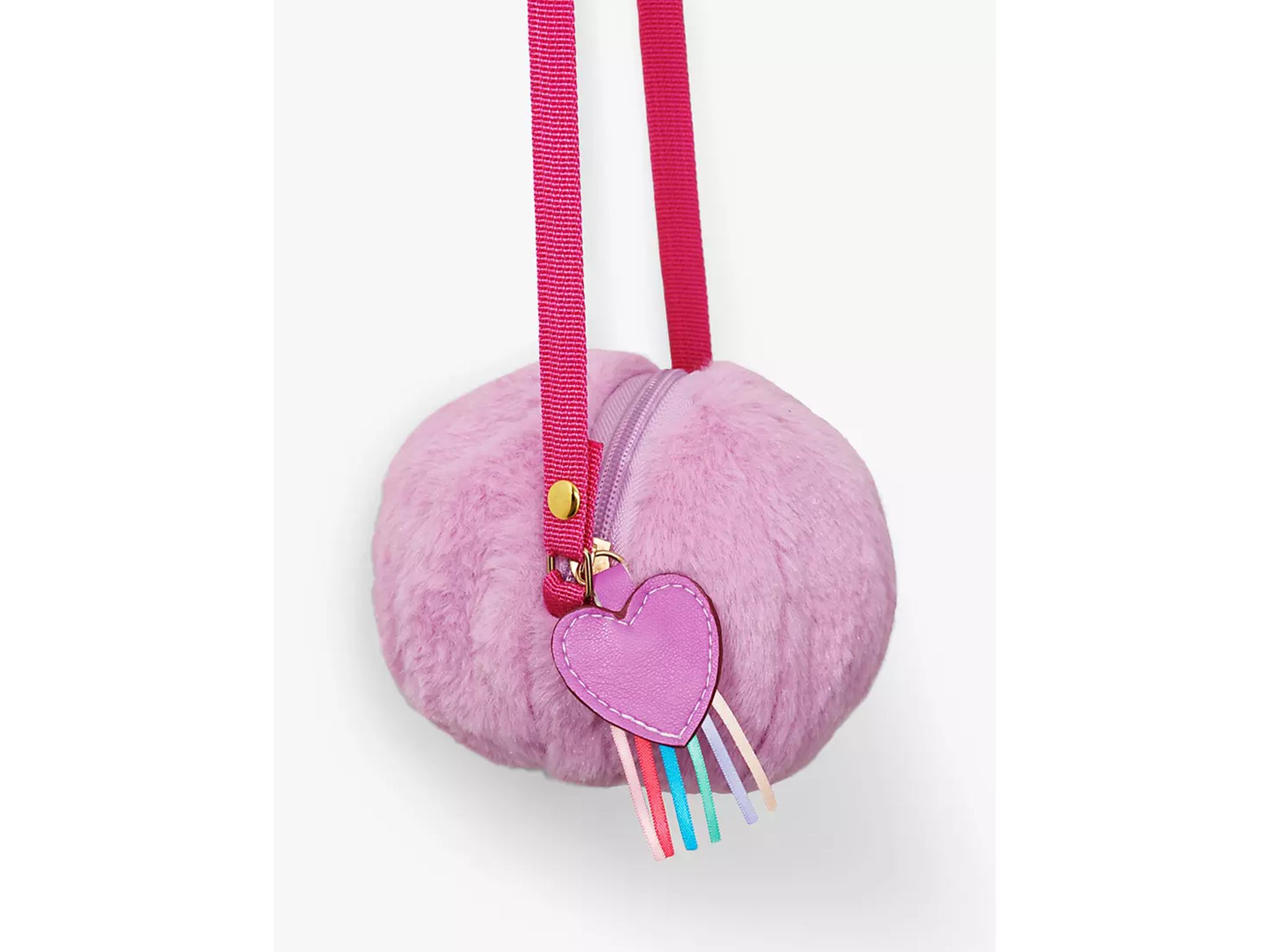 best stocking fillers for kids and teens Stych faux fur pink pom bag