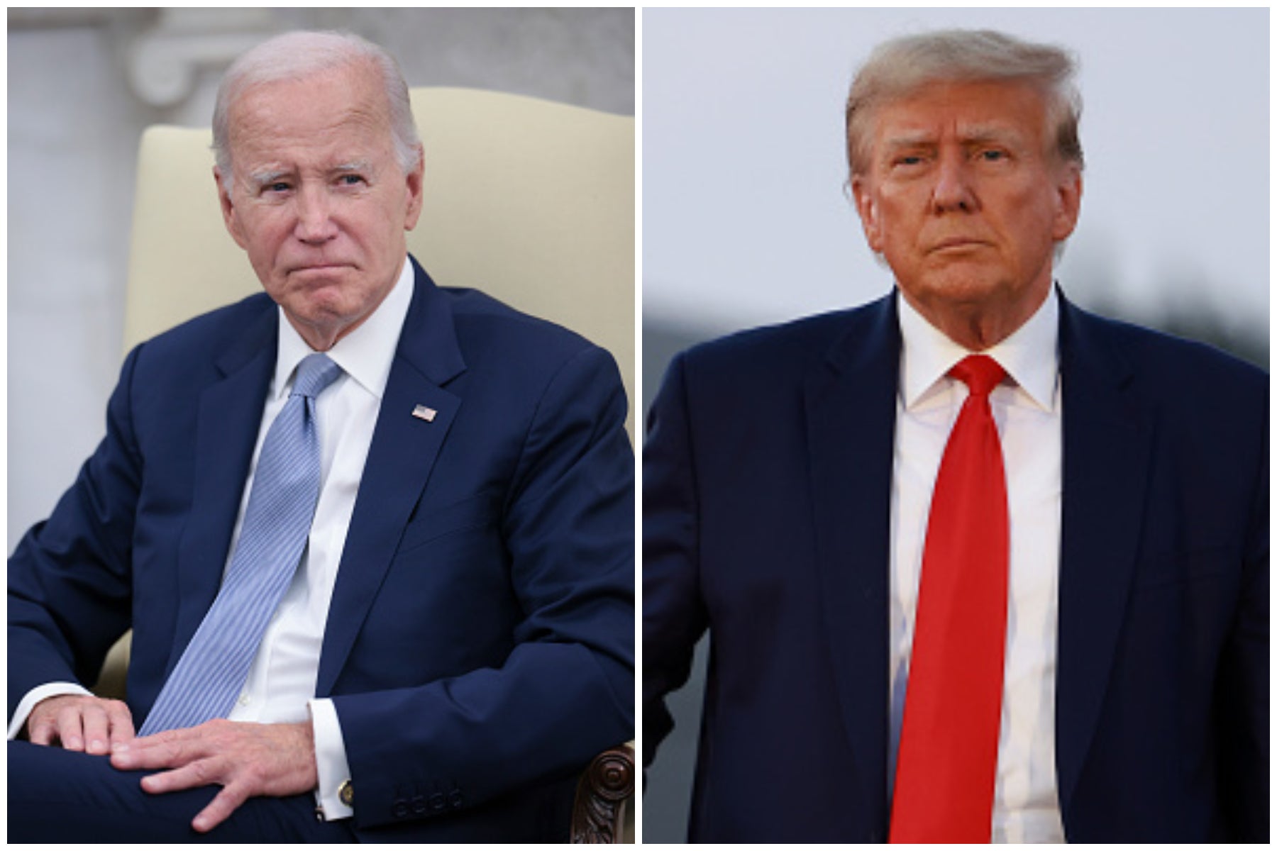 Joe Biden and Donald Trump are tied in most polls