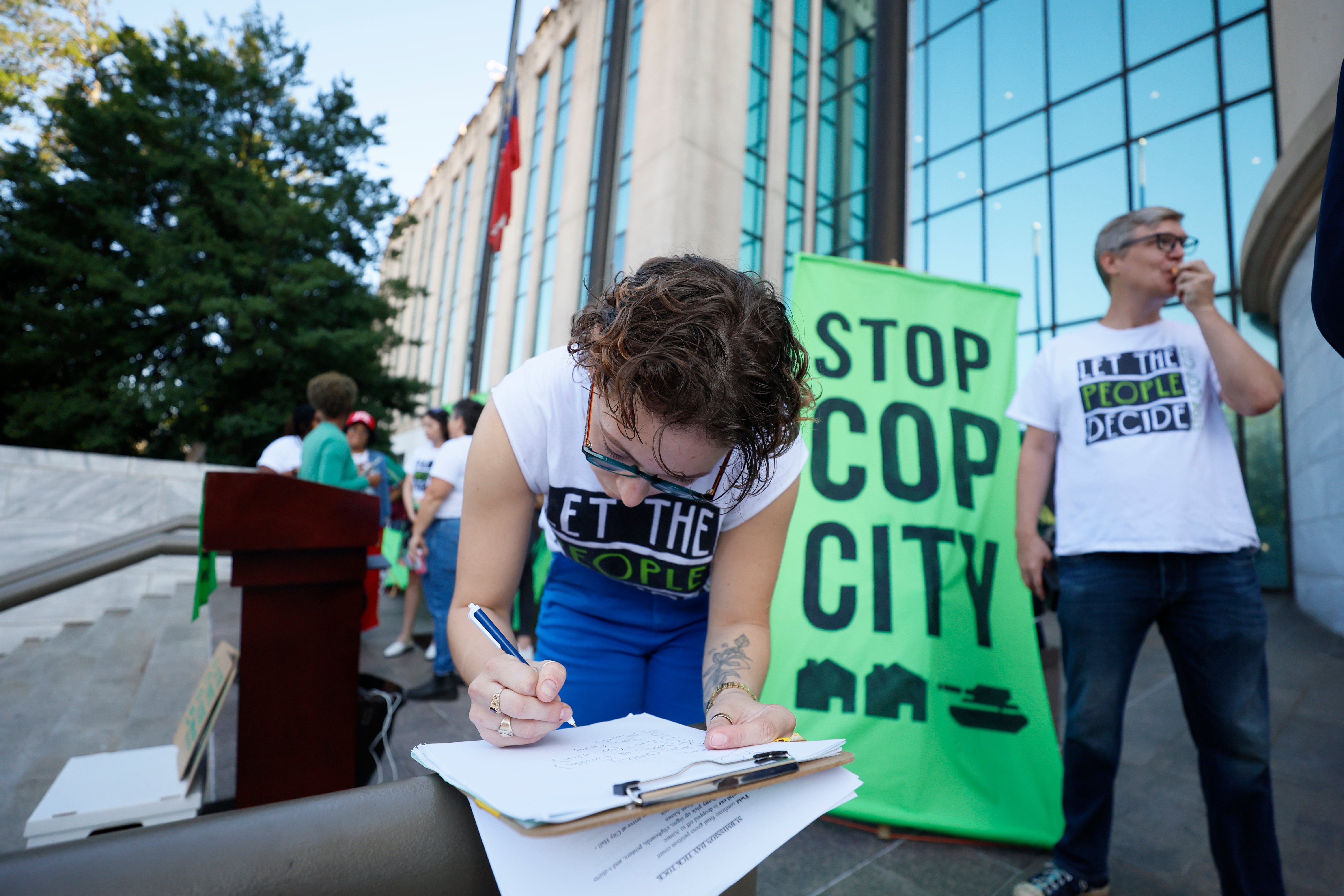 Police Training Center Protest