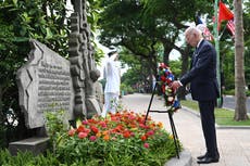 Biden commemorates 9/11 with servicemembers in Alaska: ‘We never bow, we never bend, we never yield’