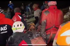 ‘Amazing’: Mark Dickey reacts as he reaches surface after being stranded 3,400ft underground in Turkey cave