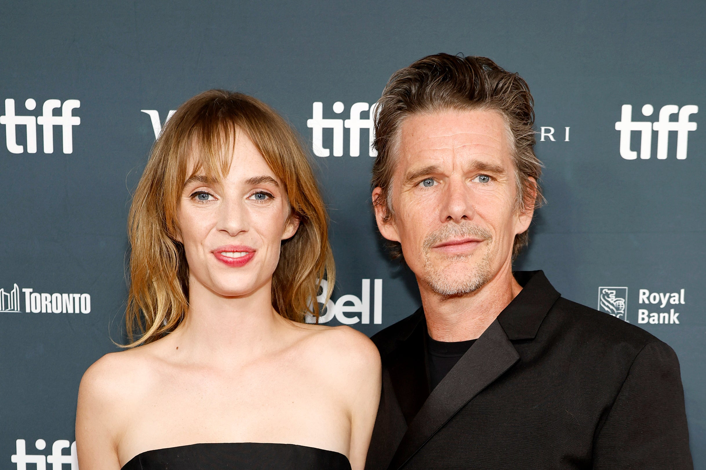 Maya Hawke and Ethan Hawke