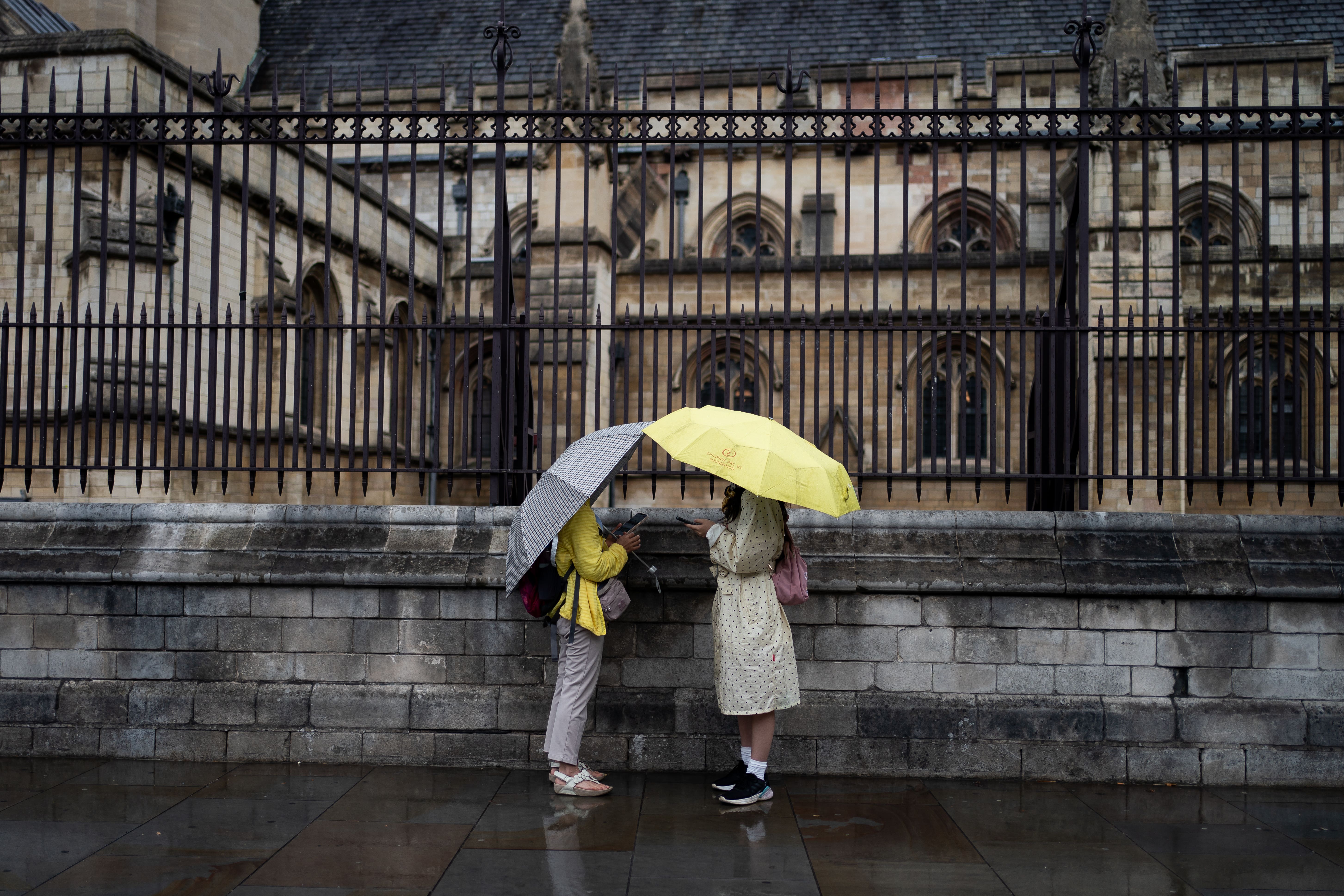 Thunderstorms are forecast to follow several days of high temperatures (PA)