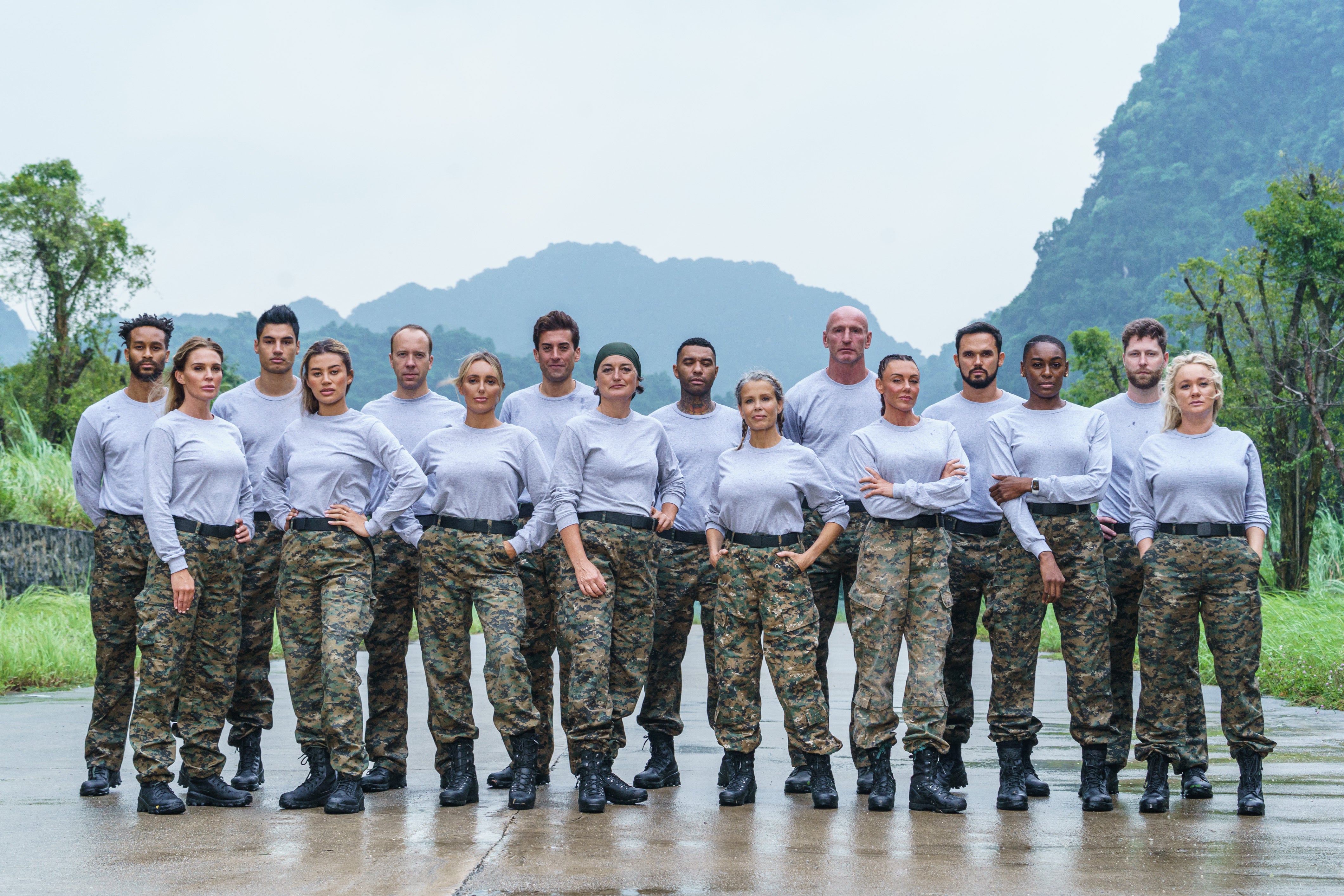 The cast of ‘Celebrity SAS: Who Dares Wins’