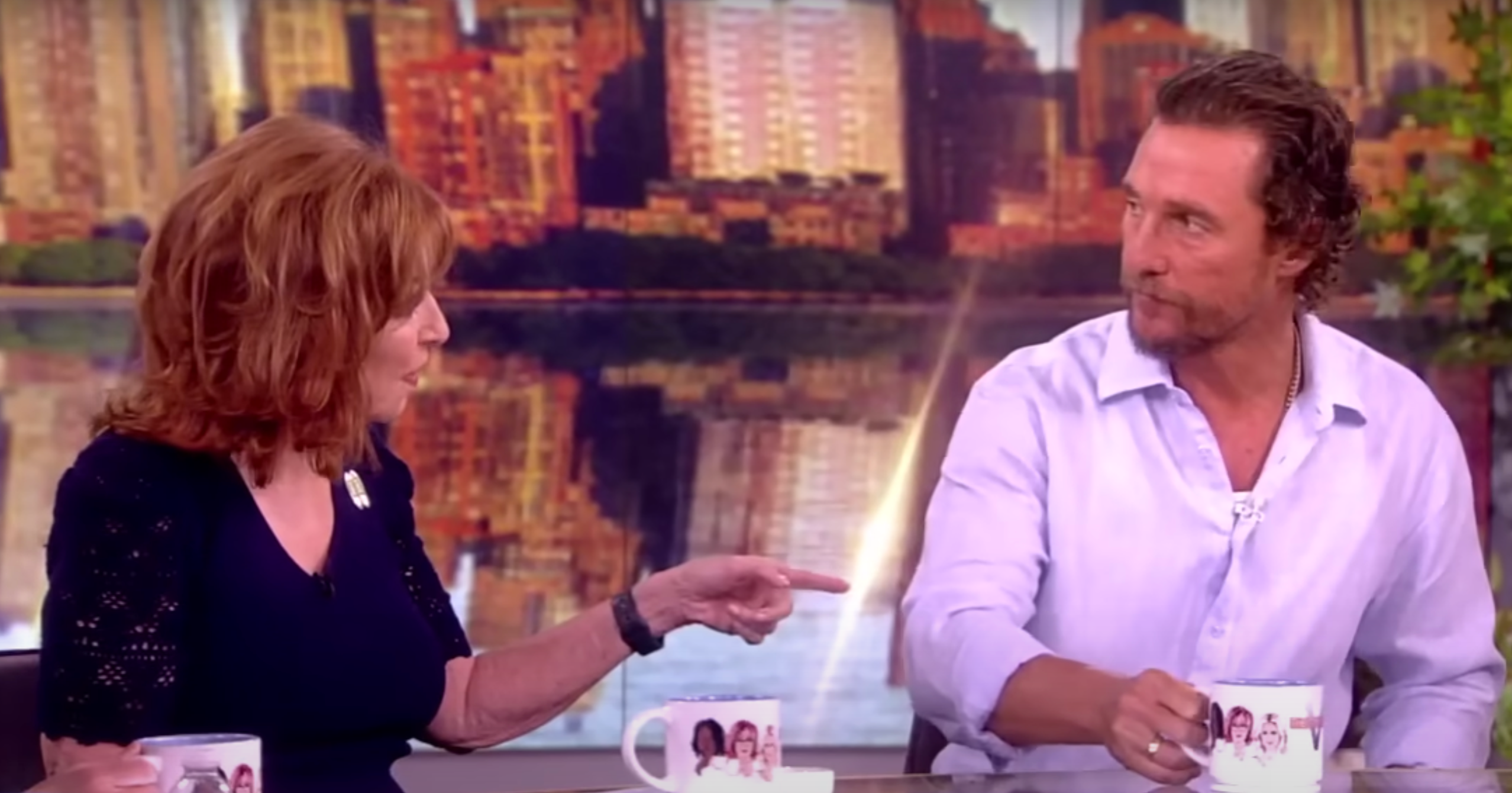 Joy Behar and Matthew McConaughey on ‘The View’