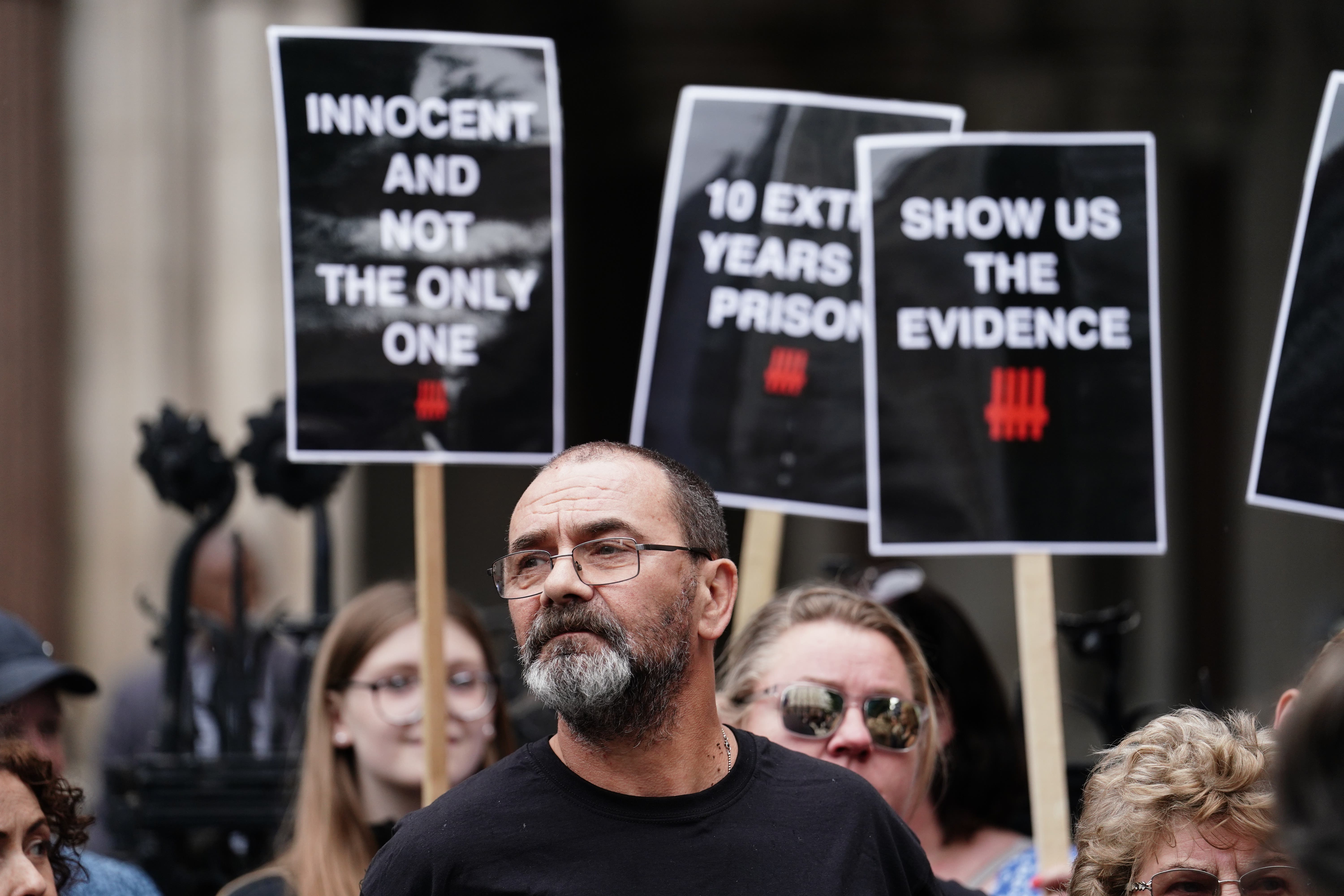 Andrew Malkinson served 17 years in prison for a rape he did not commit (Jordan Pettitt/PA)