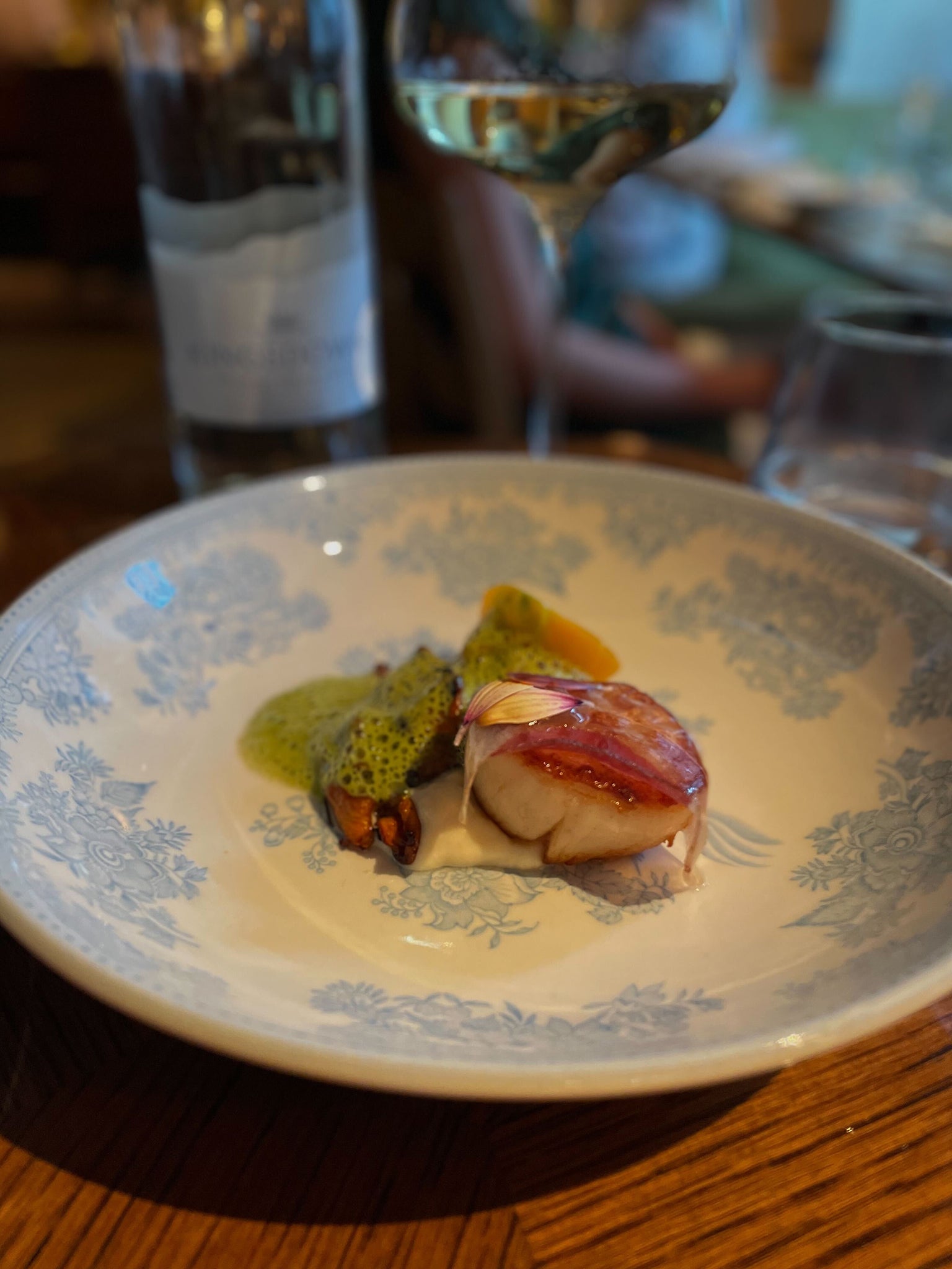 20 Berkeley’s menu is a love letter to British produce, such as scallops