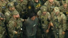 Pennsylvania police take group photo with captured fugitive Danelo Cavalcante