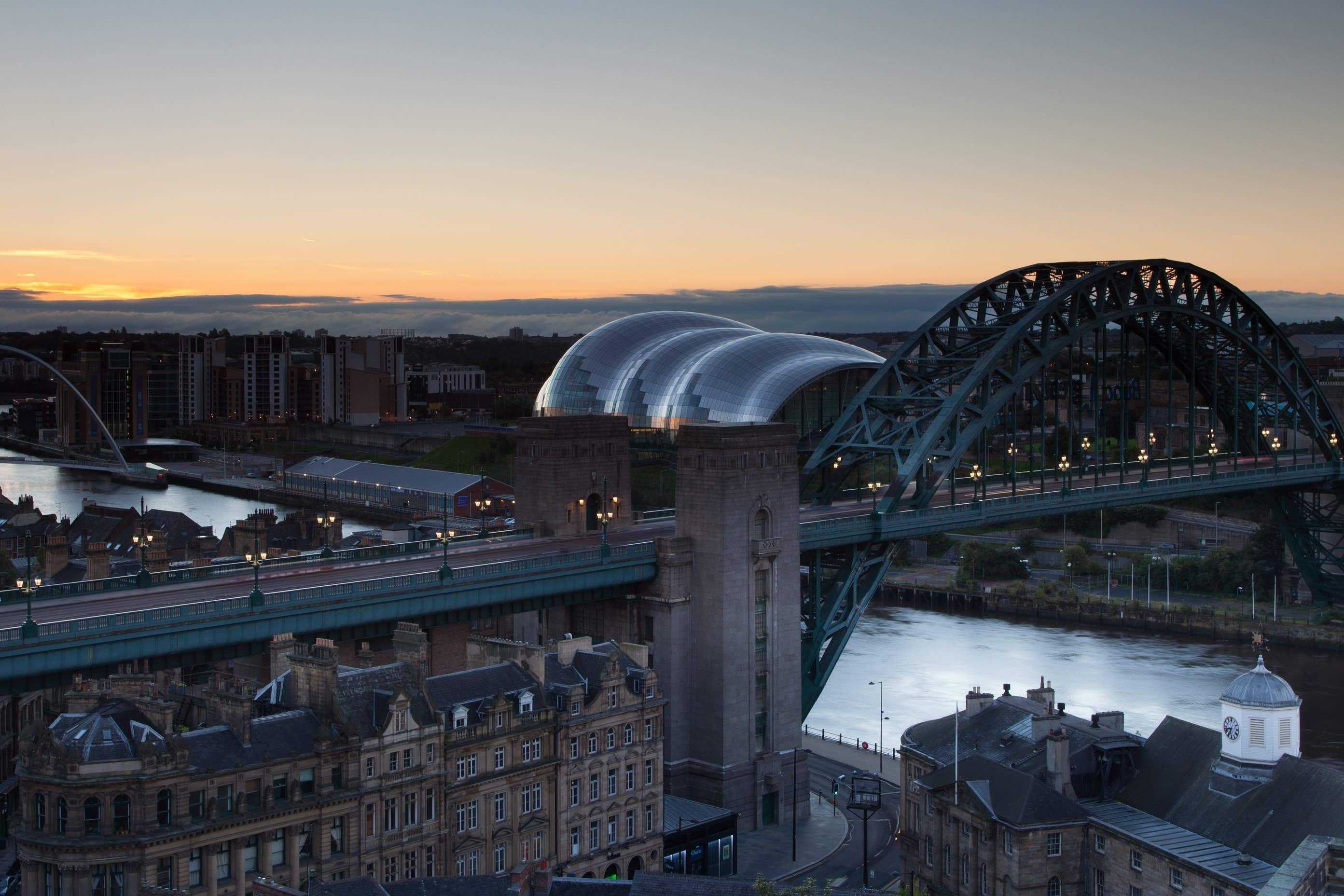 The shiny Sage Gateshead, now known as The Glasshouse (Tom White/PA)