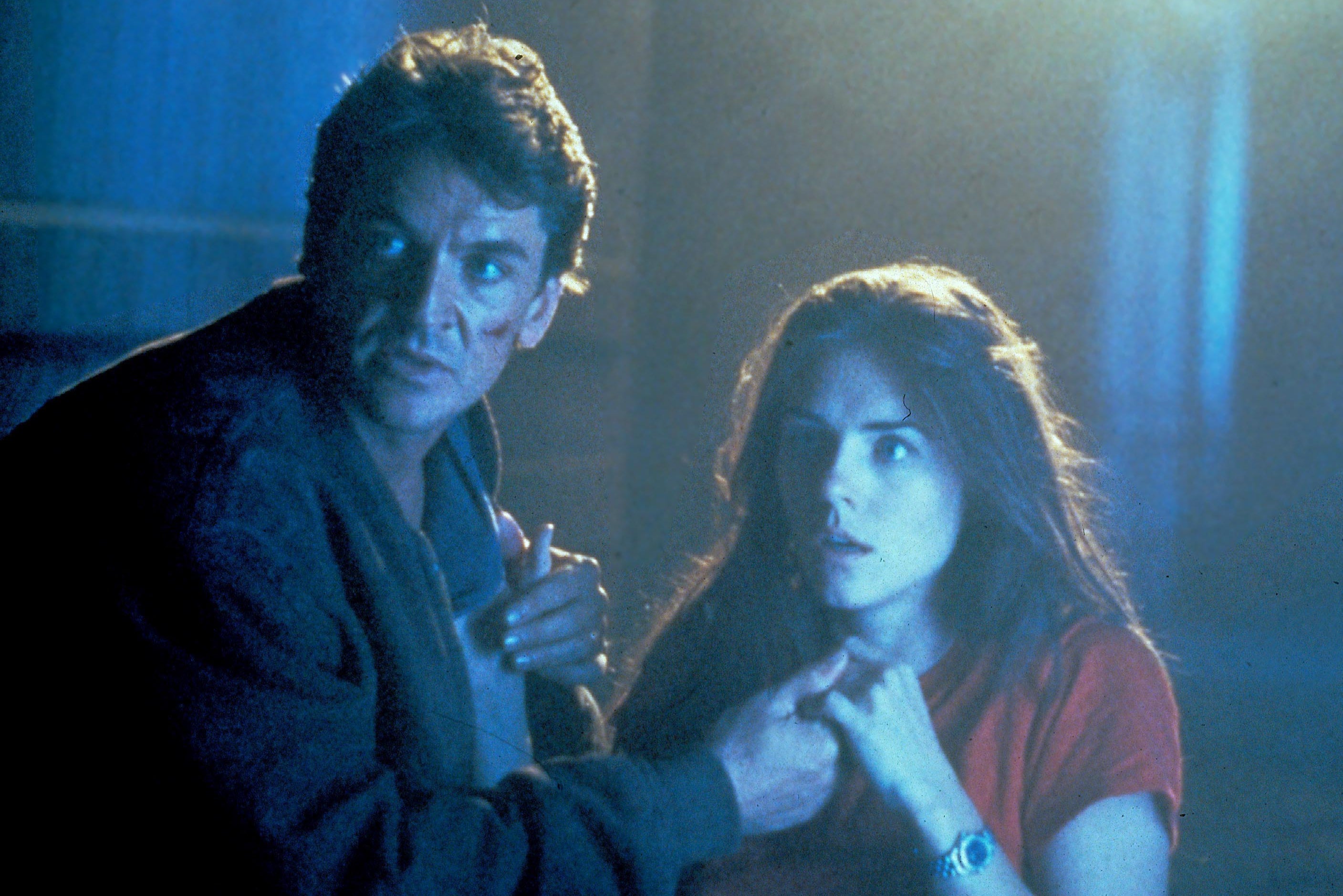 Early days: Fairbrass stars alongside Elizabeth Hurley in the 1993 horror film ‘Beyond Bedlam’