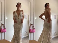 Mystery donor who gave $6,000 designer wedding dress to Goodwill revealed