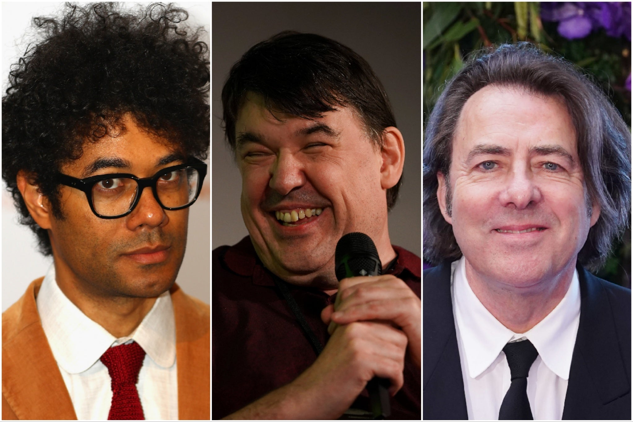 Richard Ayoade, Graham Linehan and Jonathan Ross