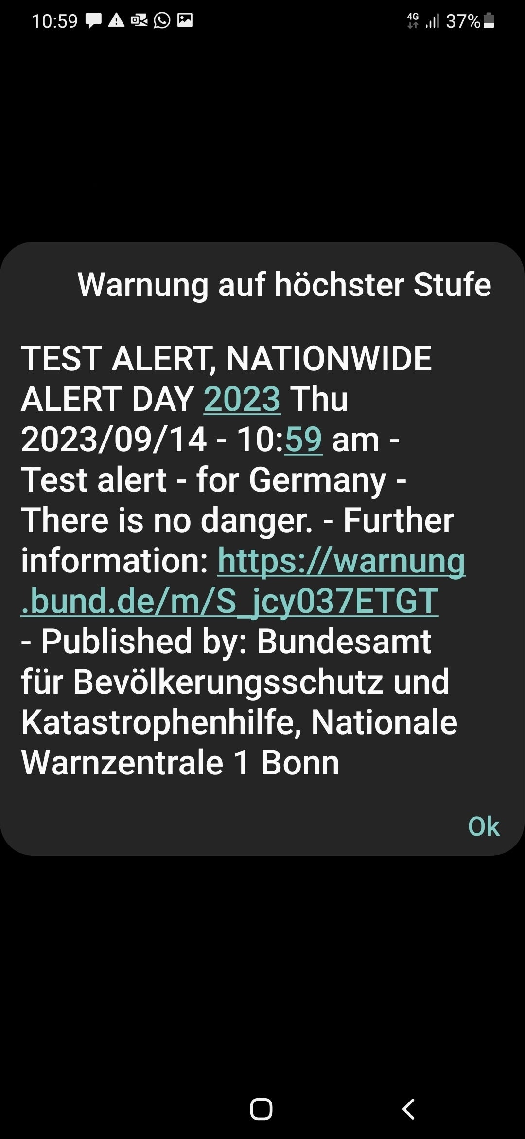 Germany Alarm Rehearsal