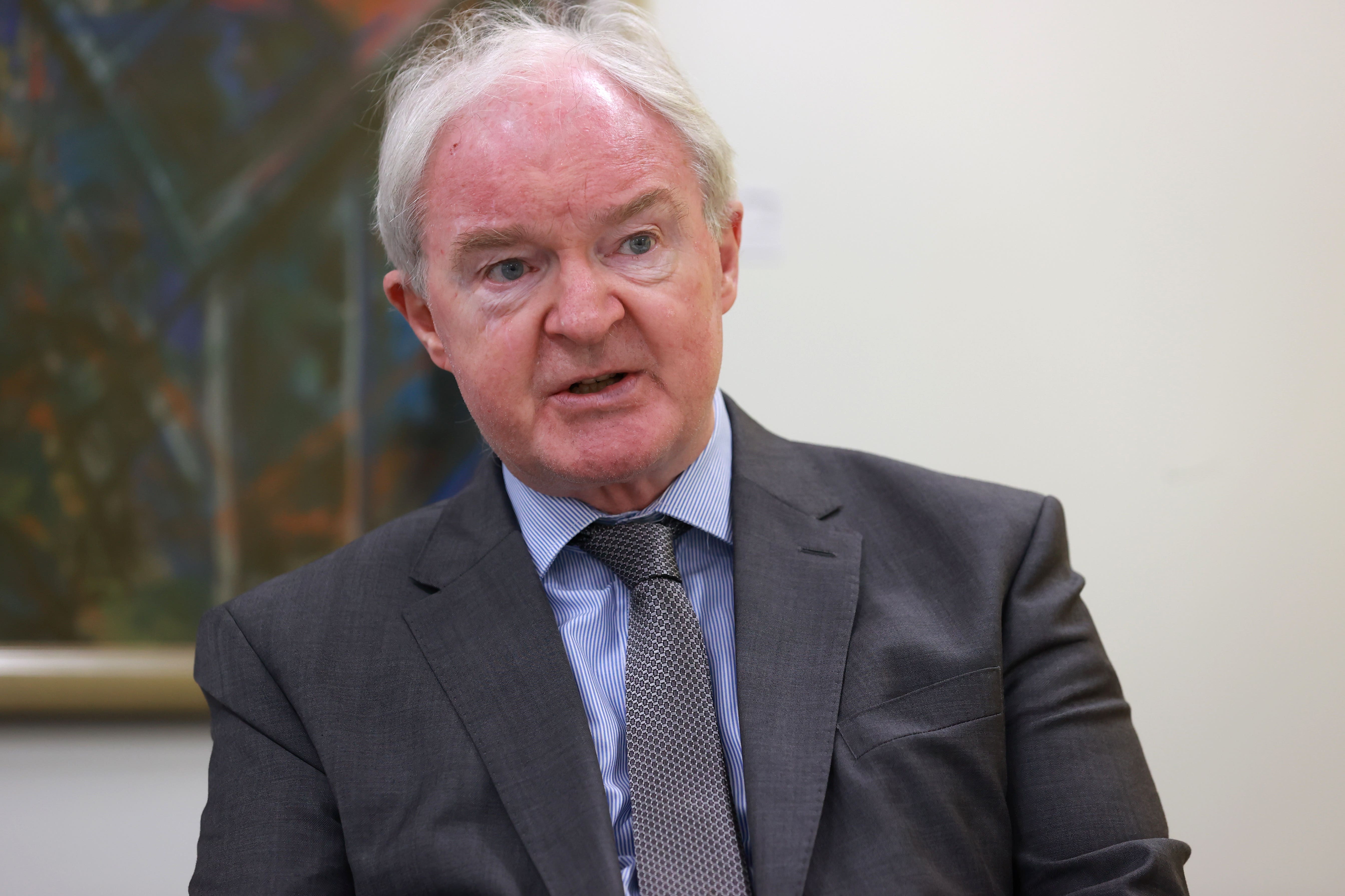 Sir Declan Morgan, Chief Commissioner-designate of the Independent Commission for Reconciliation and Information Recovery (ICRIR), during an interview with PA Media at Goodwood House in Belfast. (Liam McBurney/PA)