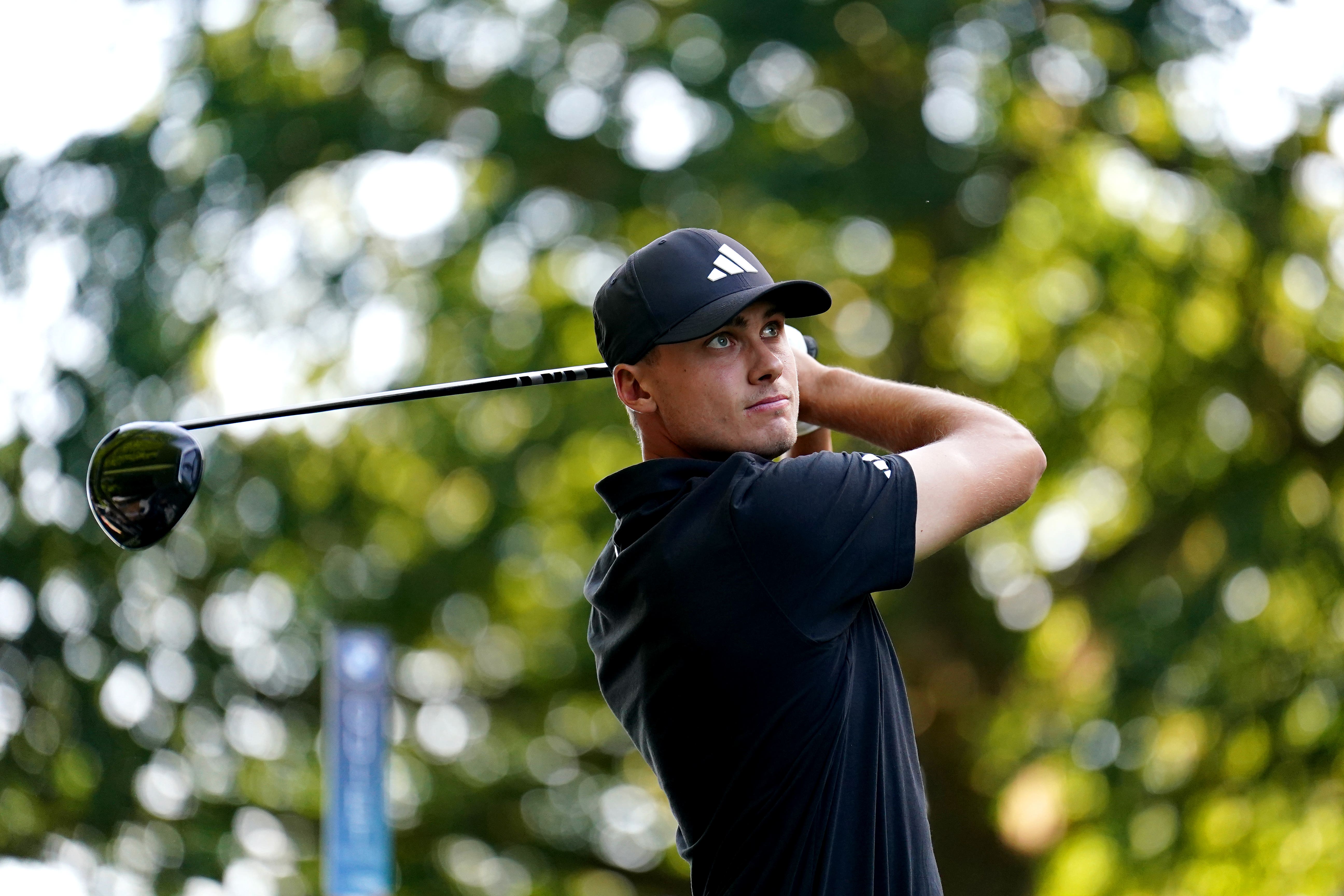 Ludvig Aberg posted an impressive 68 on day one of the BMW PGA Championship at Wentworth (Zac Goodwin/PA)