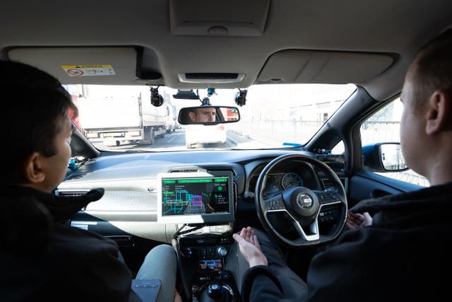 <p>The UK, in April, became the first European country to allow drivers to take their hands off car steering wheels on public roads </p>