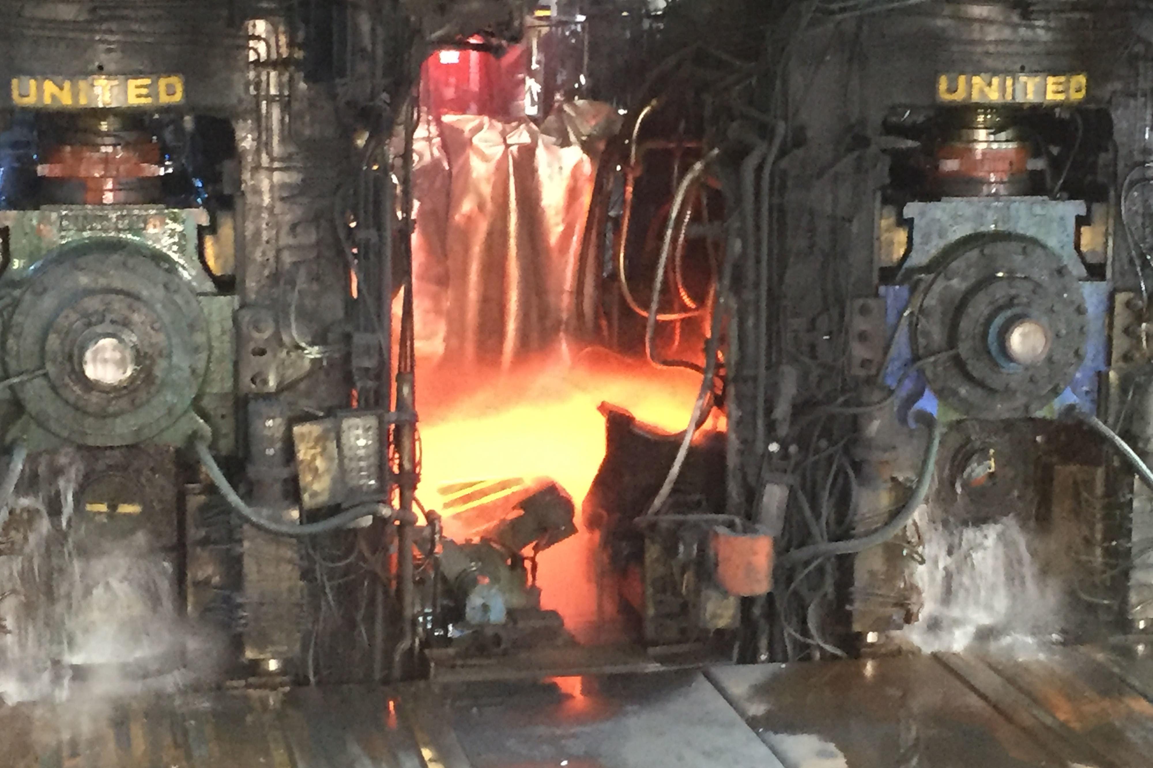 The hot rolled mill at Port Talbot steelworks (Ben Wright/PA)