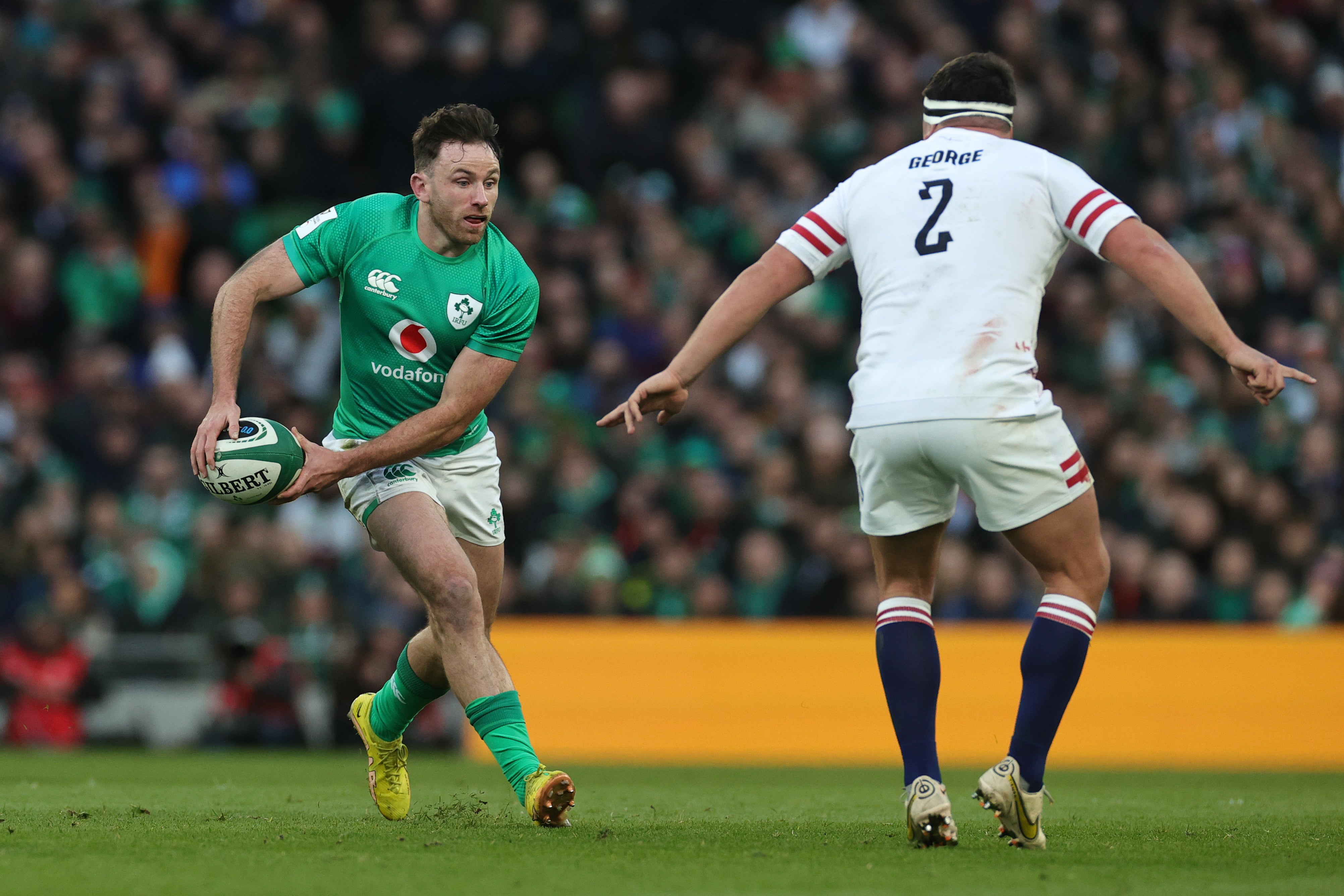 Hugo Keenan is heavily and cleverly utilised by Ireland