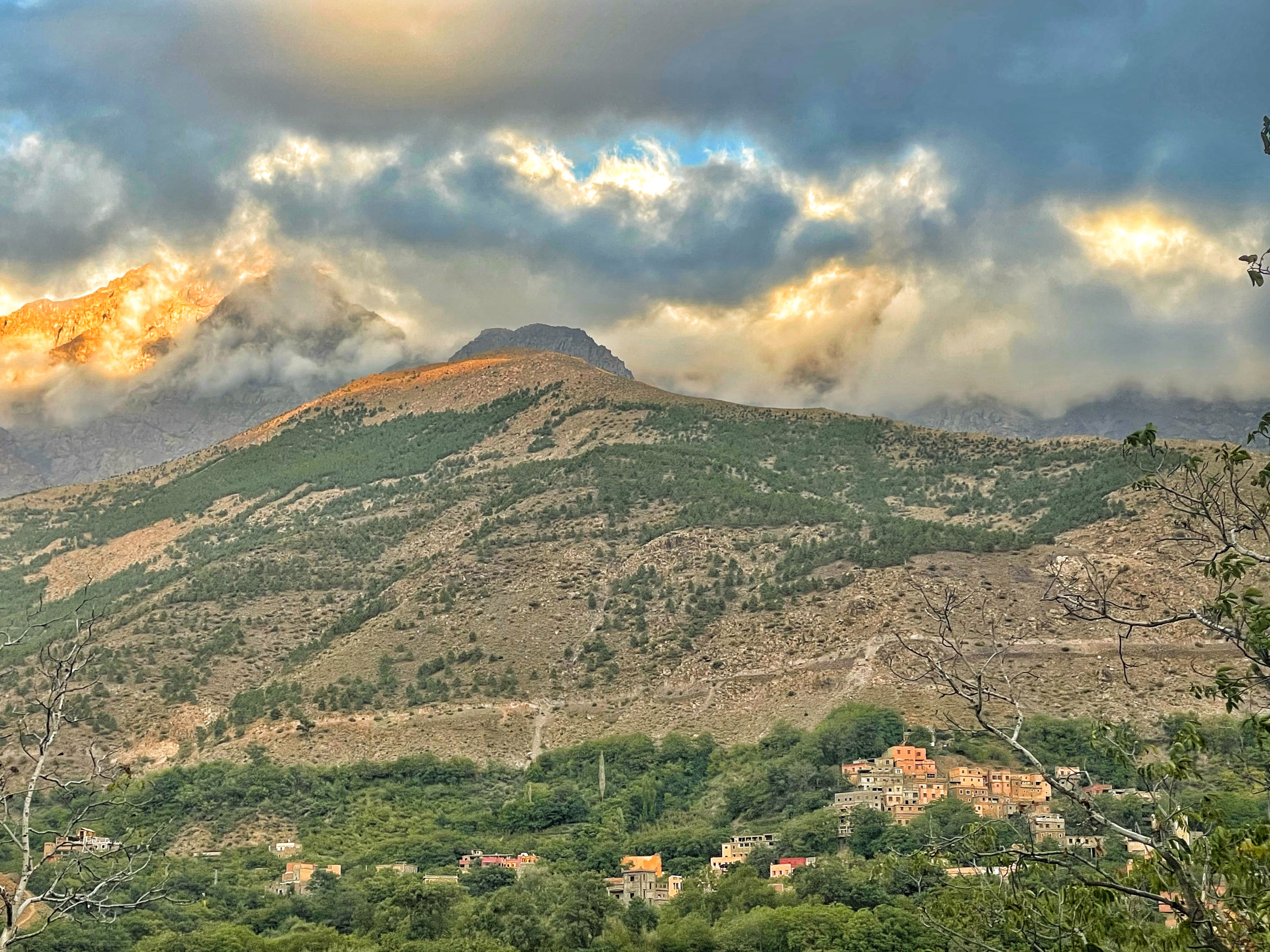 Imlil Valley in the High Atlas post-earthquake