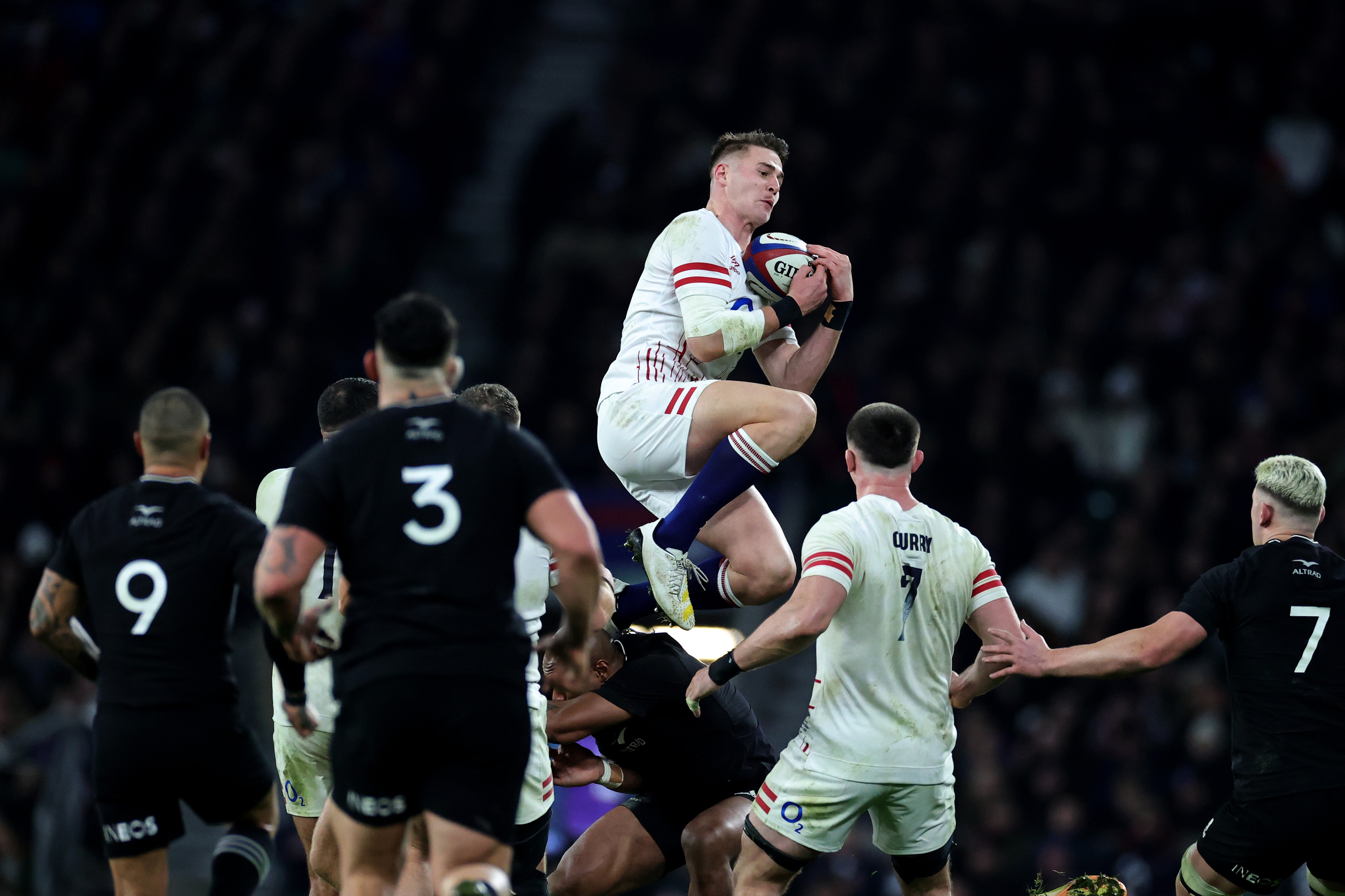 Freddie Steward’s aerial prowess is an asset to England