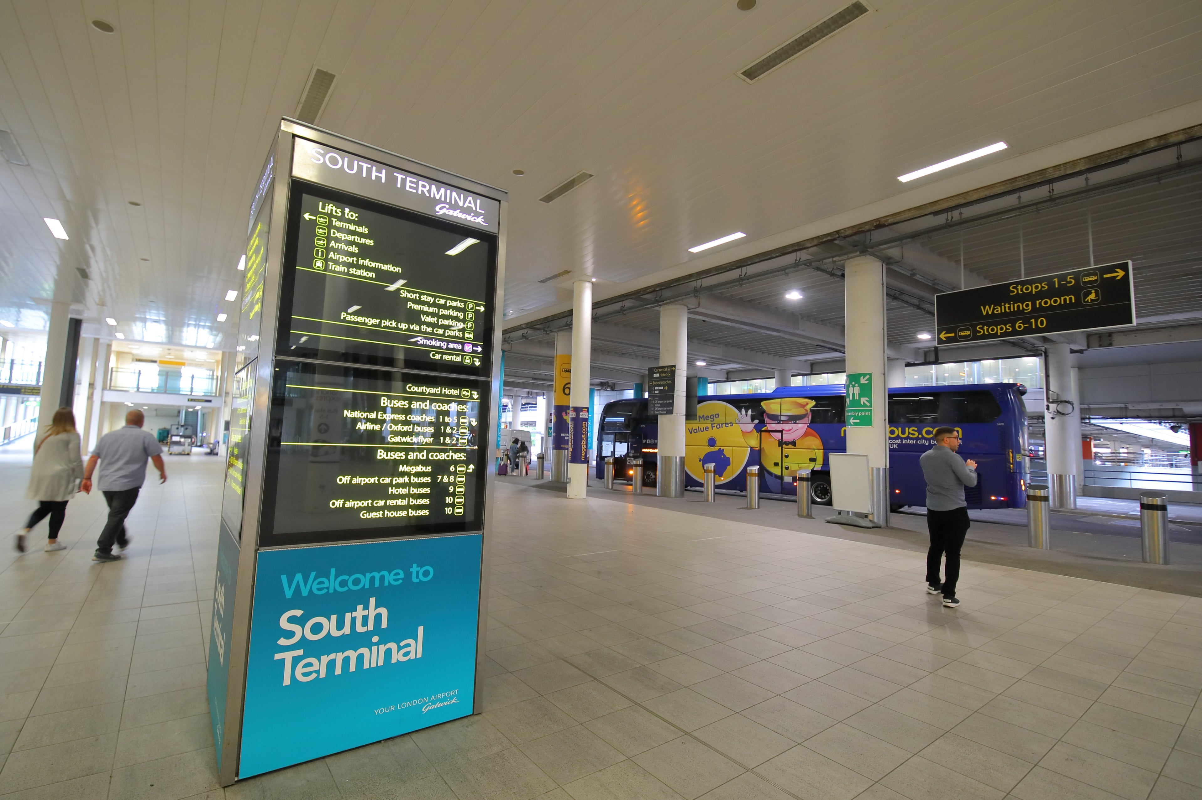 Waiting game: Gatwick airport’s South Terminal